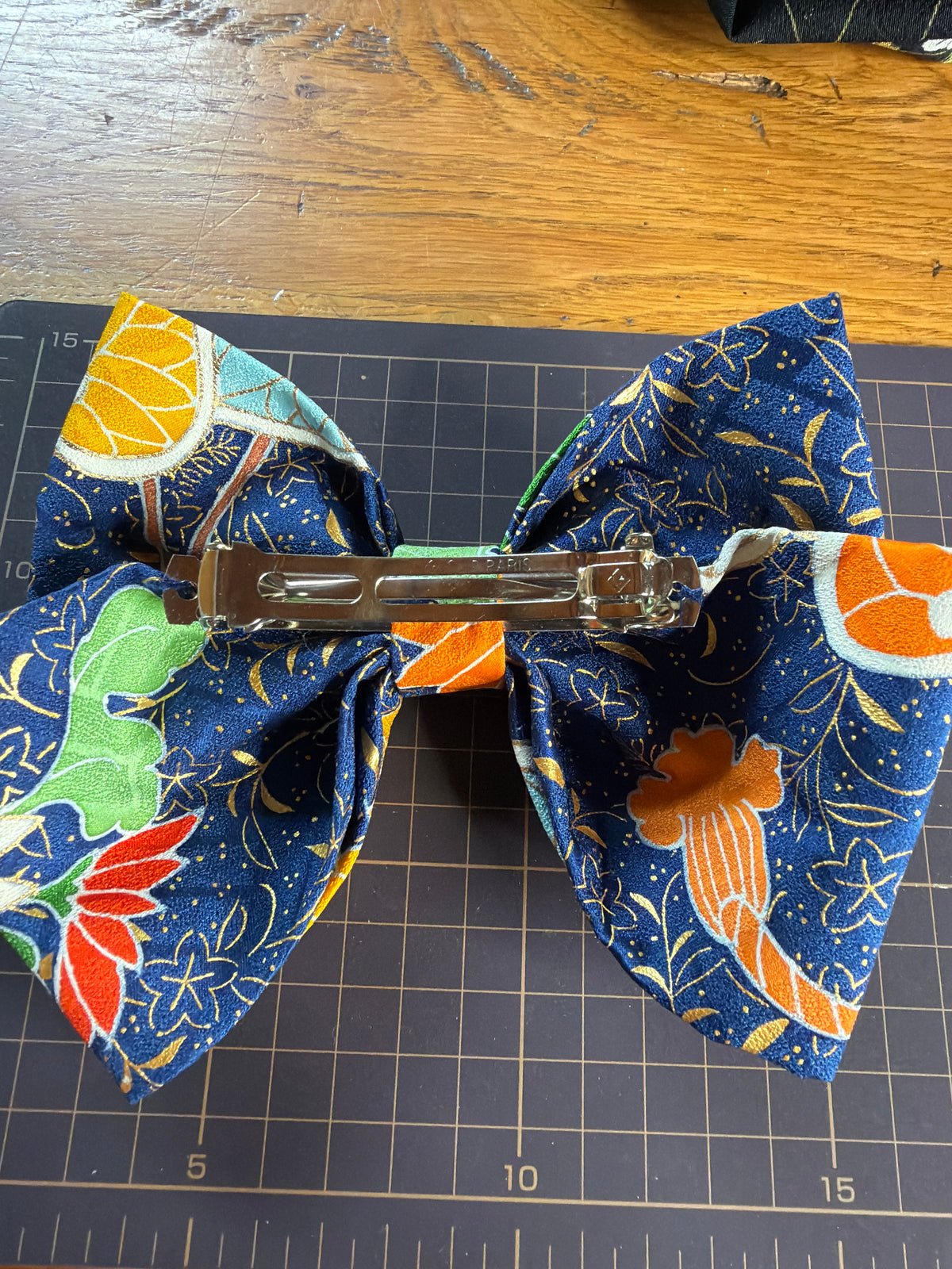 Barette japonaise kimono furisode en soie Neuf