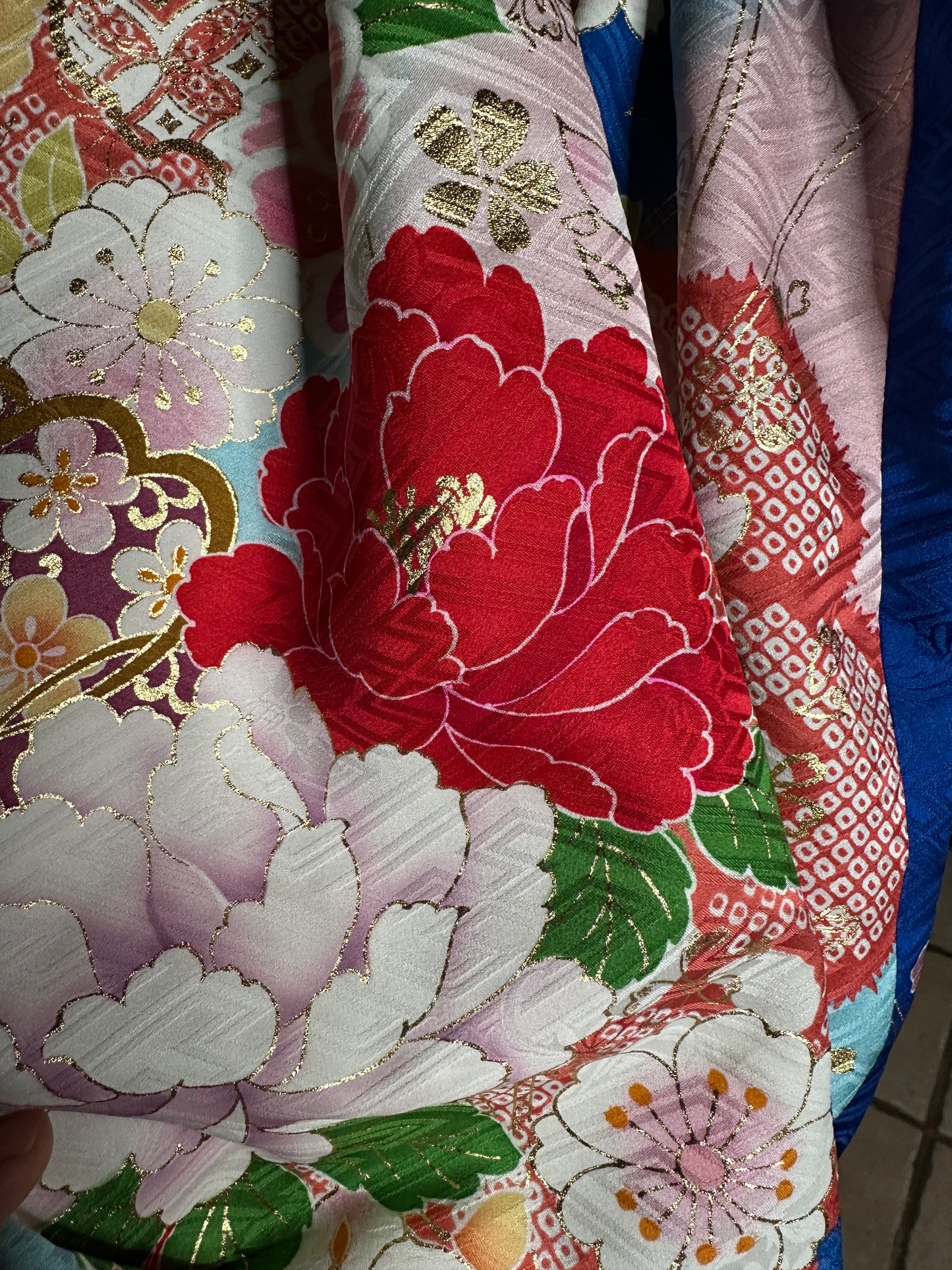 Snood tour de cou kimono Japonais en soie