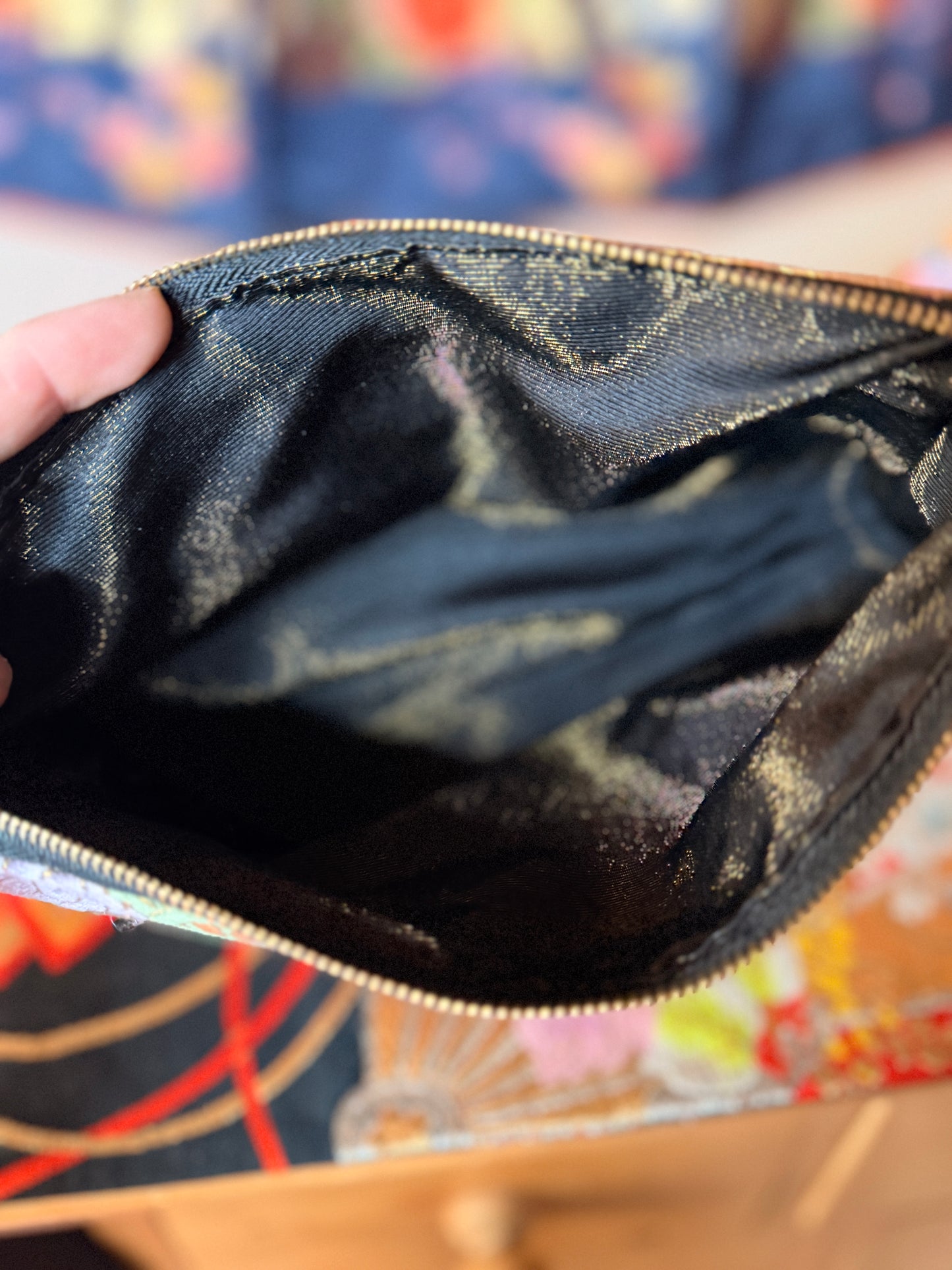 Pochette Obi en soie kimono japonais