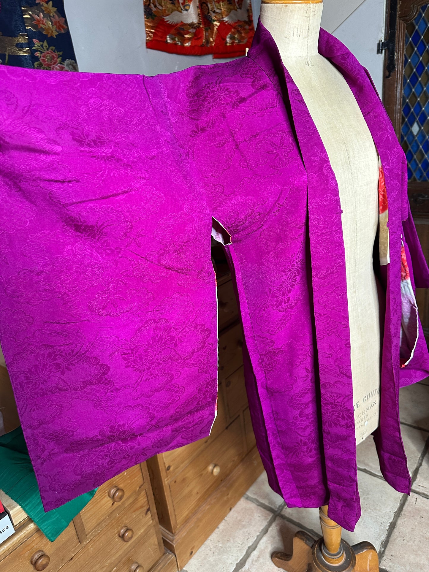 Haori veste de kimono japonais en soie