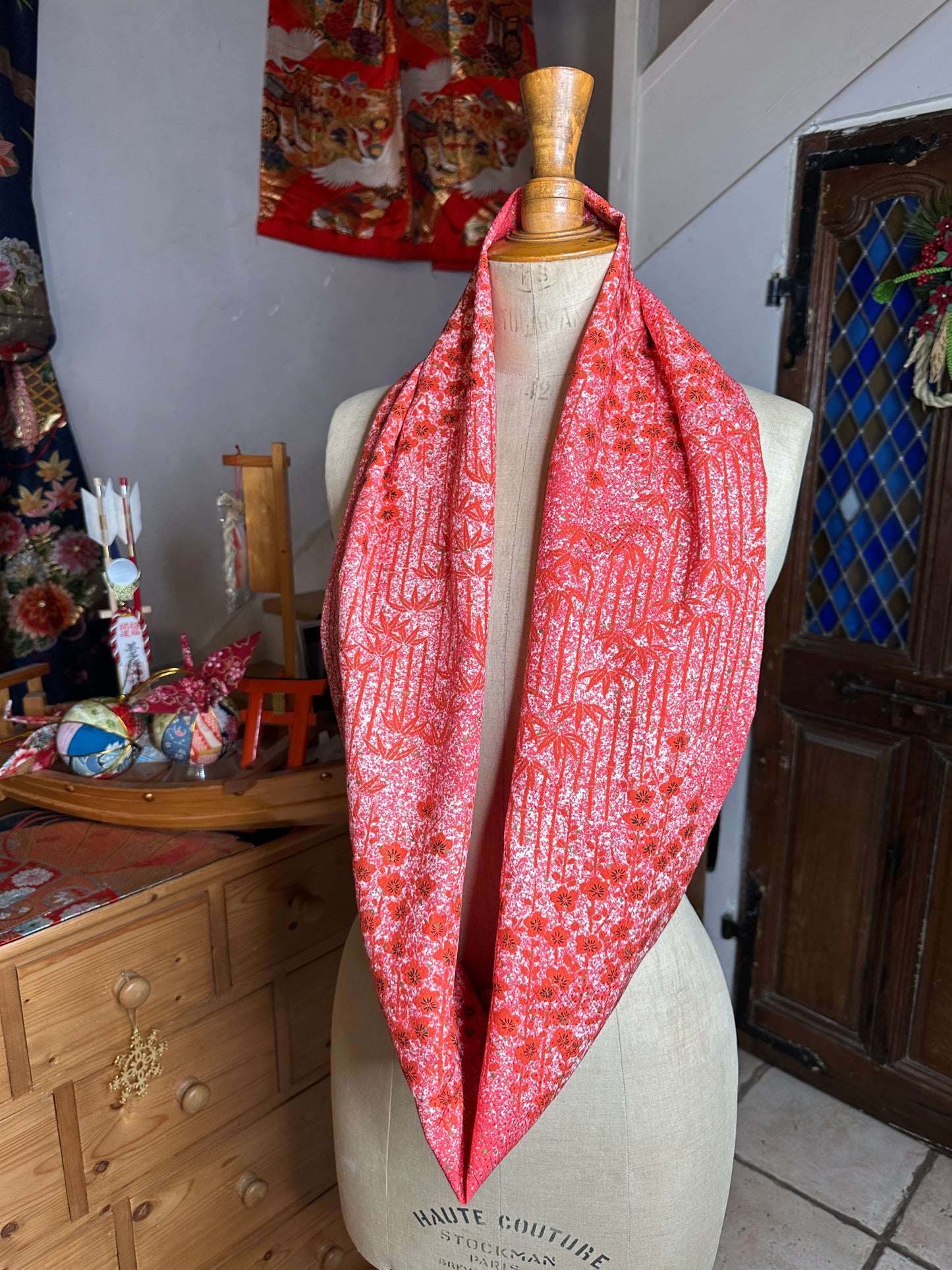 Tour de cou kimono japonais en soie