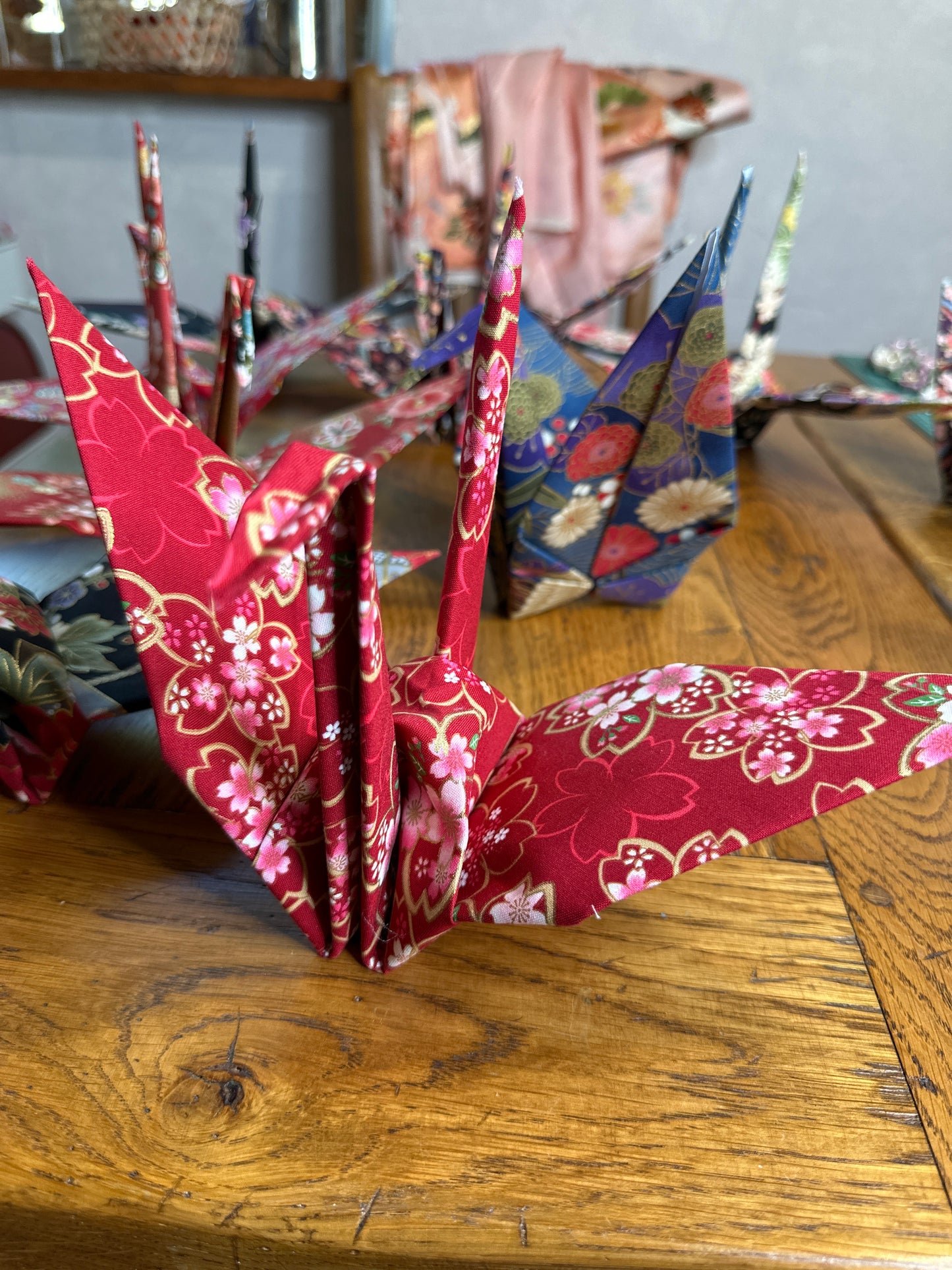 Grue oiseau en coton Japonais