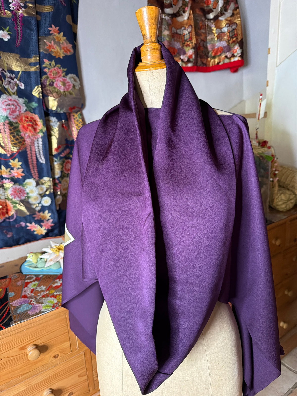 Top tunique 3 en 1 kimono japonais en soie