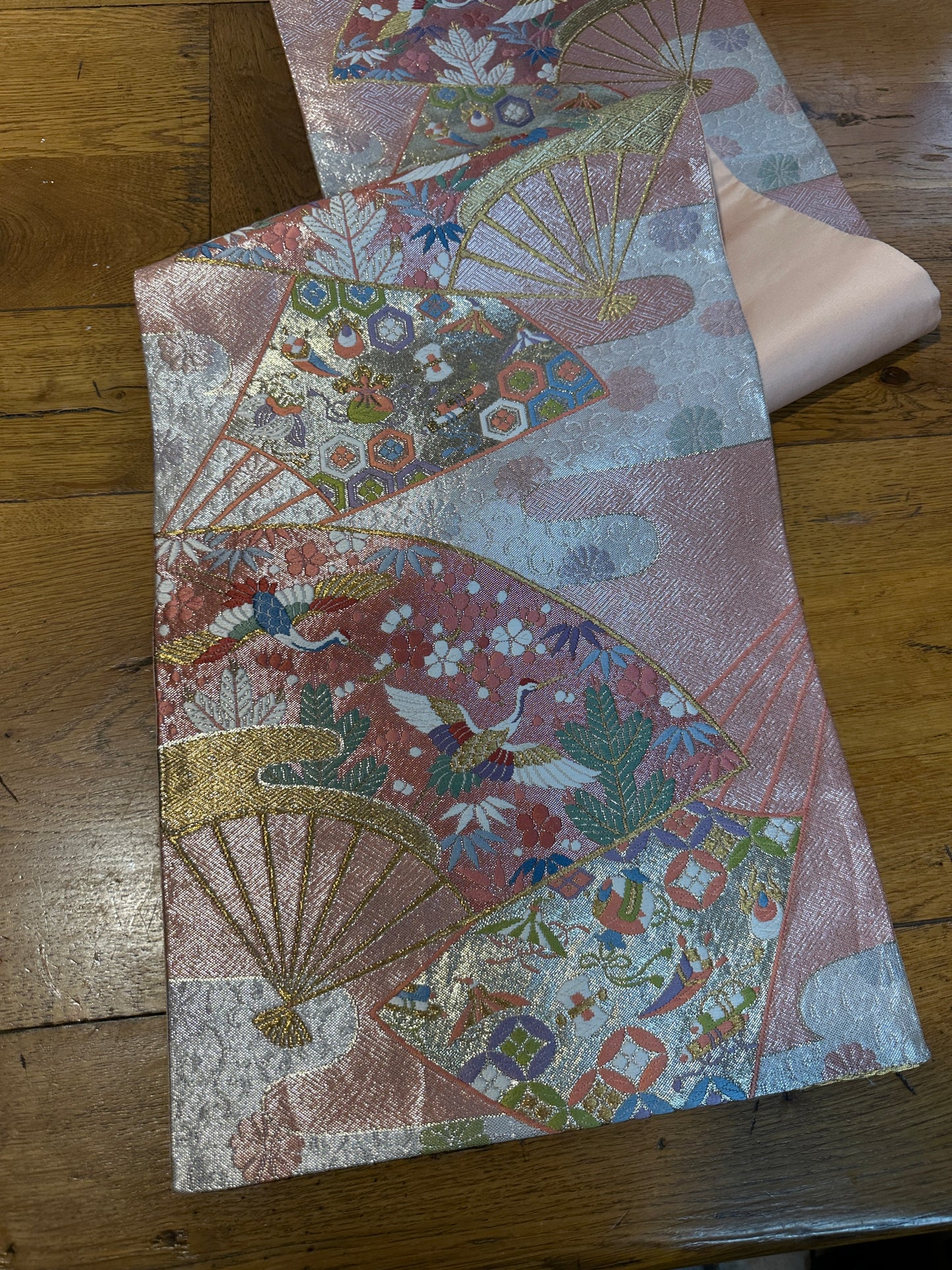 Chemin de table Obi japonais kimono en soie Neuf