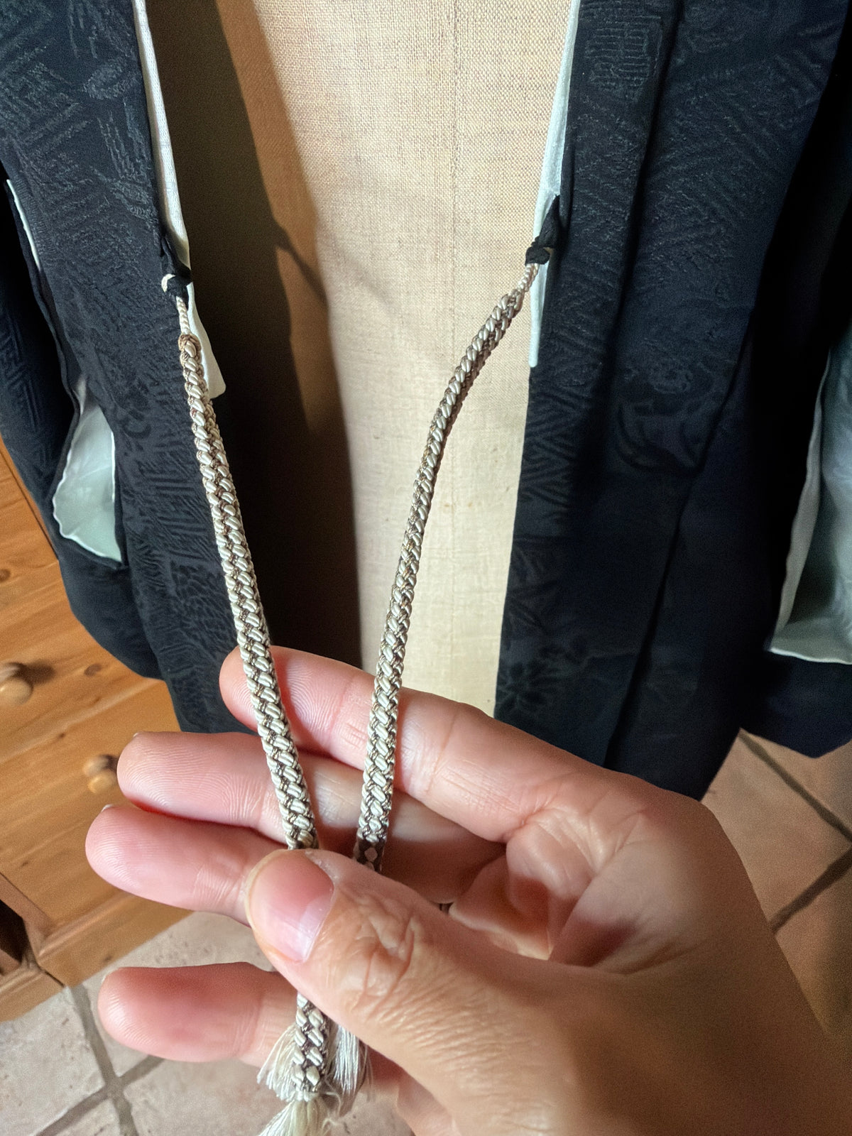 Haori veste de kimono japonais en soie
