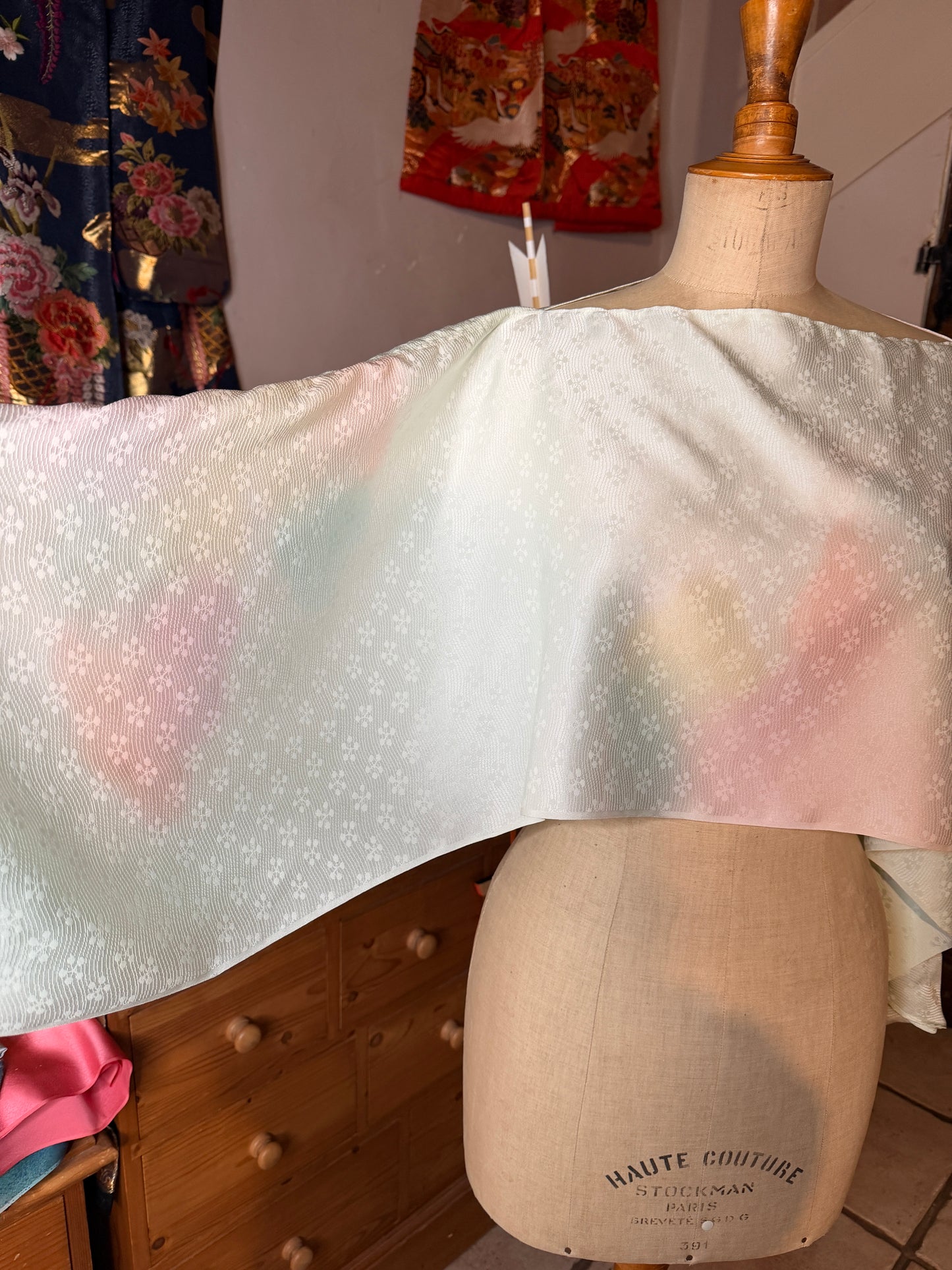 Top tunique 3 en 1 kimono japonais jyuban  en soie Neuf