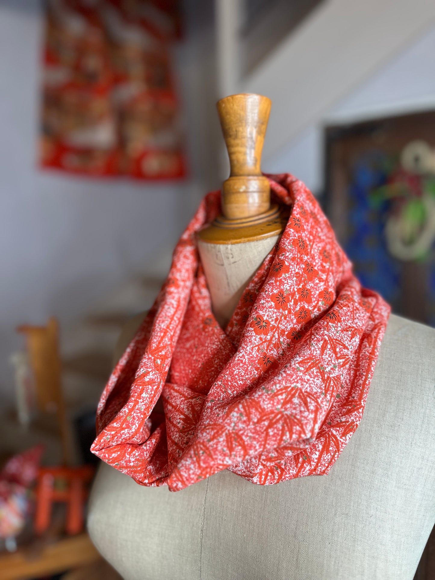 Tour de cou kimono japonais en soie