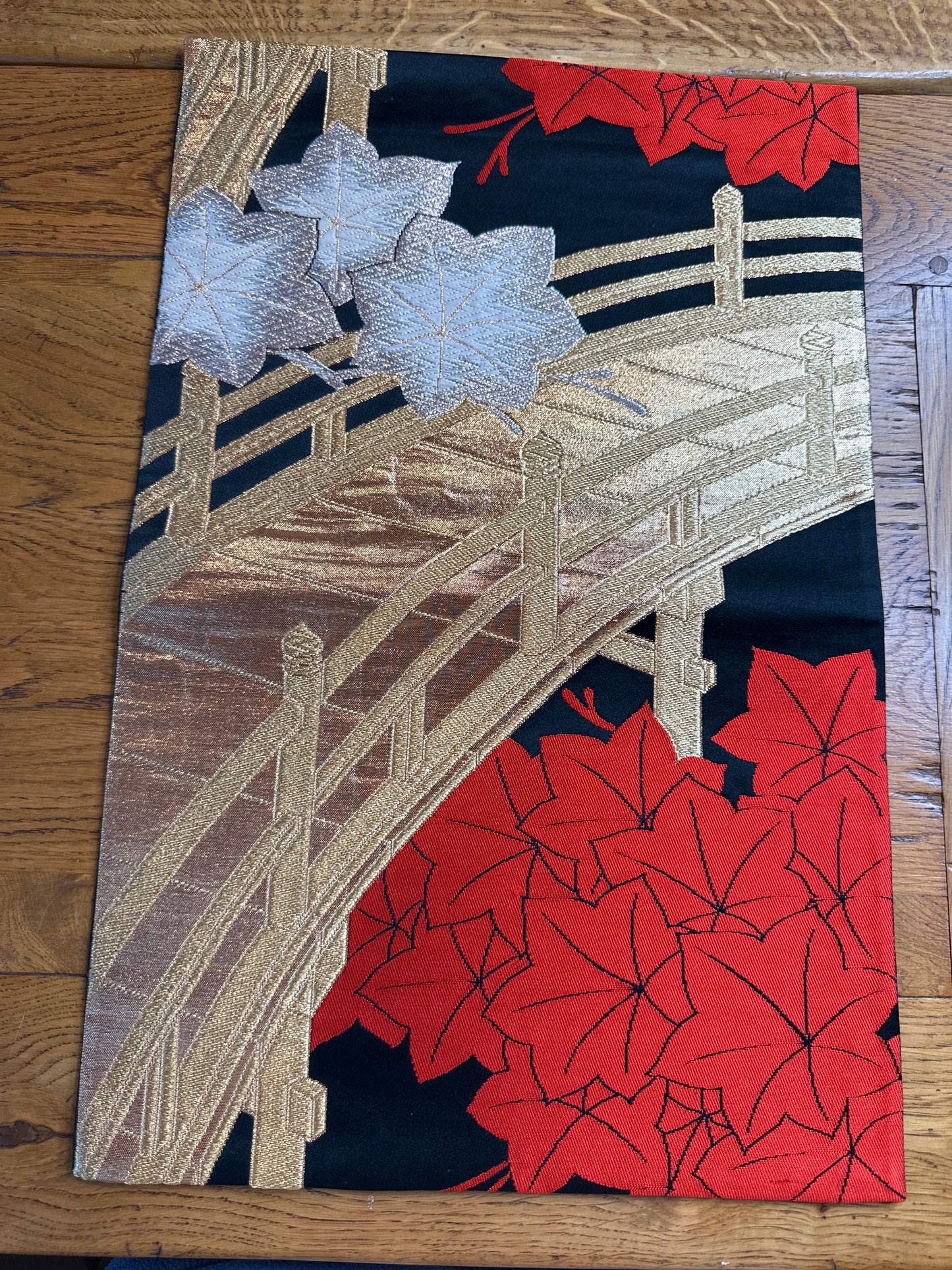 Set de table Obi japonais en soie Neuf