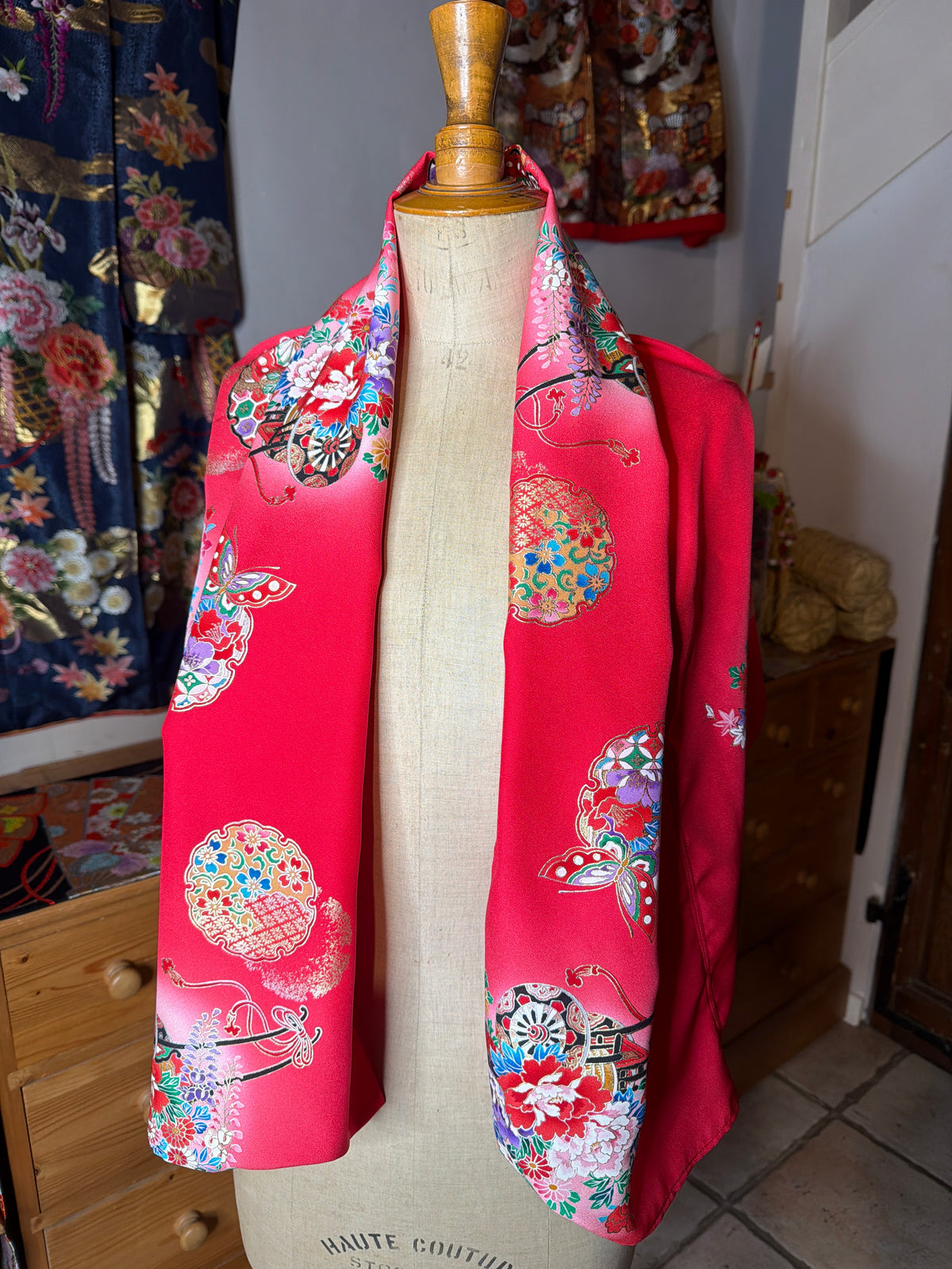 Top tunique 3 en 1 kimono enfant japonais en soie