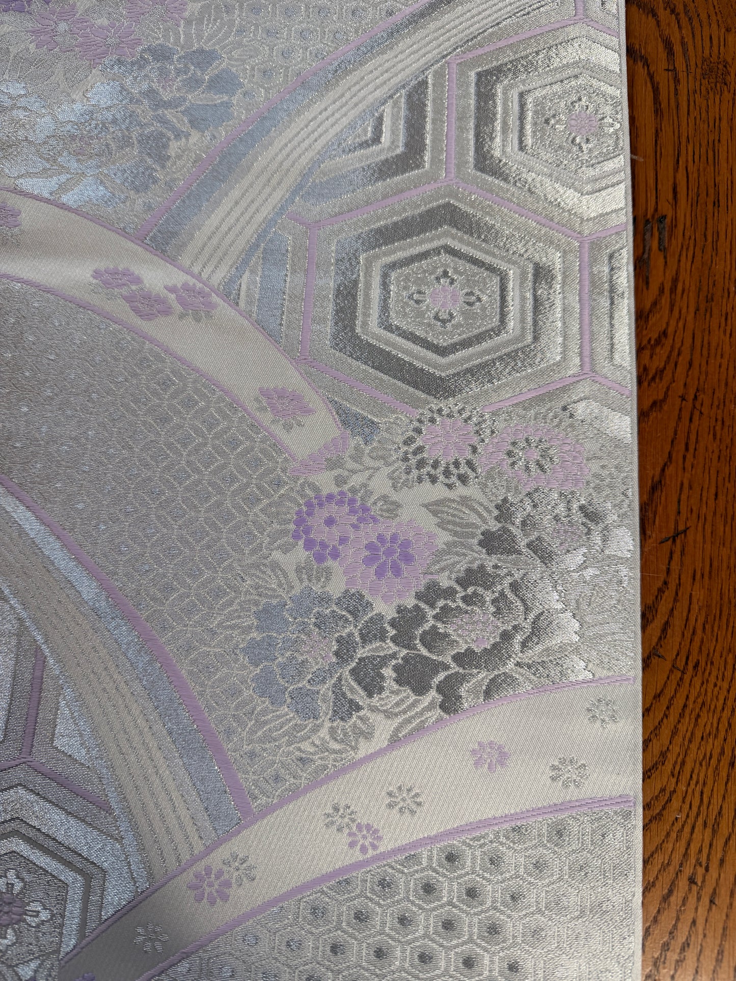 Chemin de table Obi japonais
