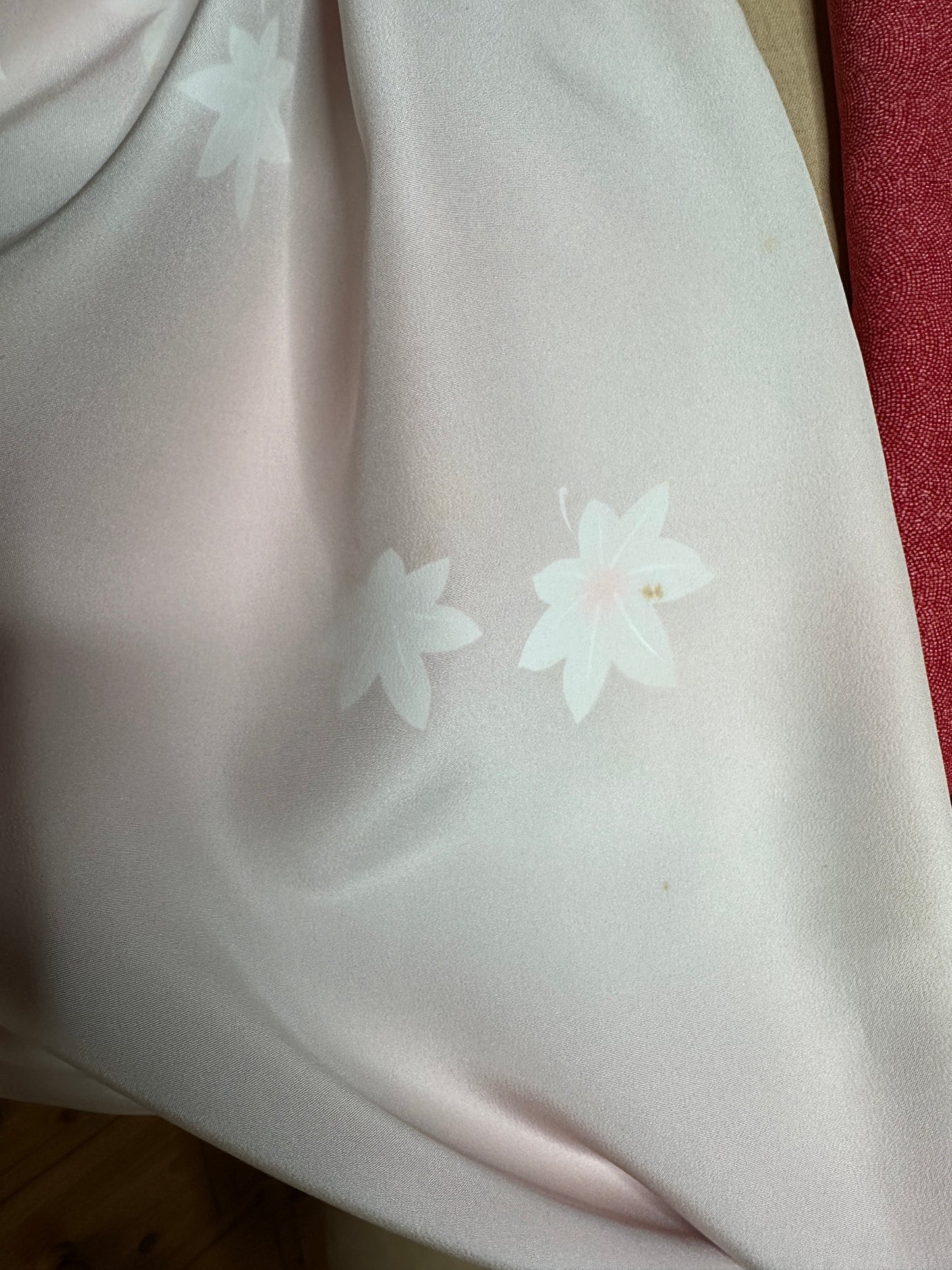 Snood tour de cou foulard kimono japonais en soie Neuf