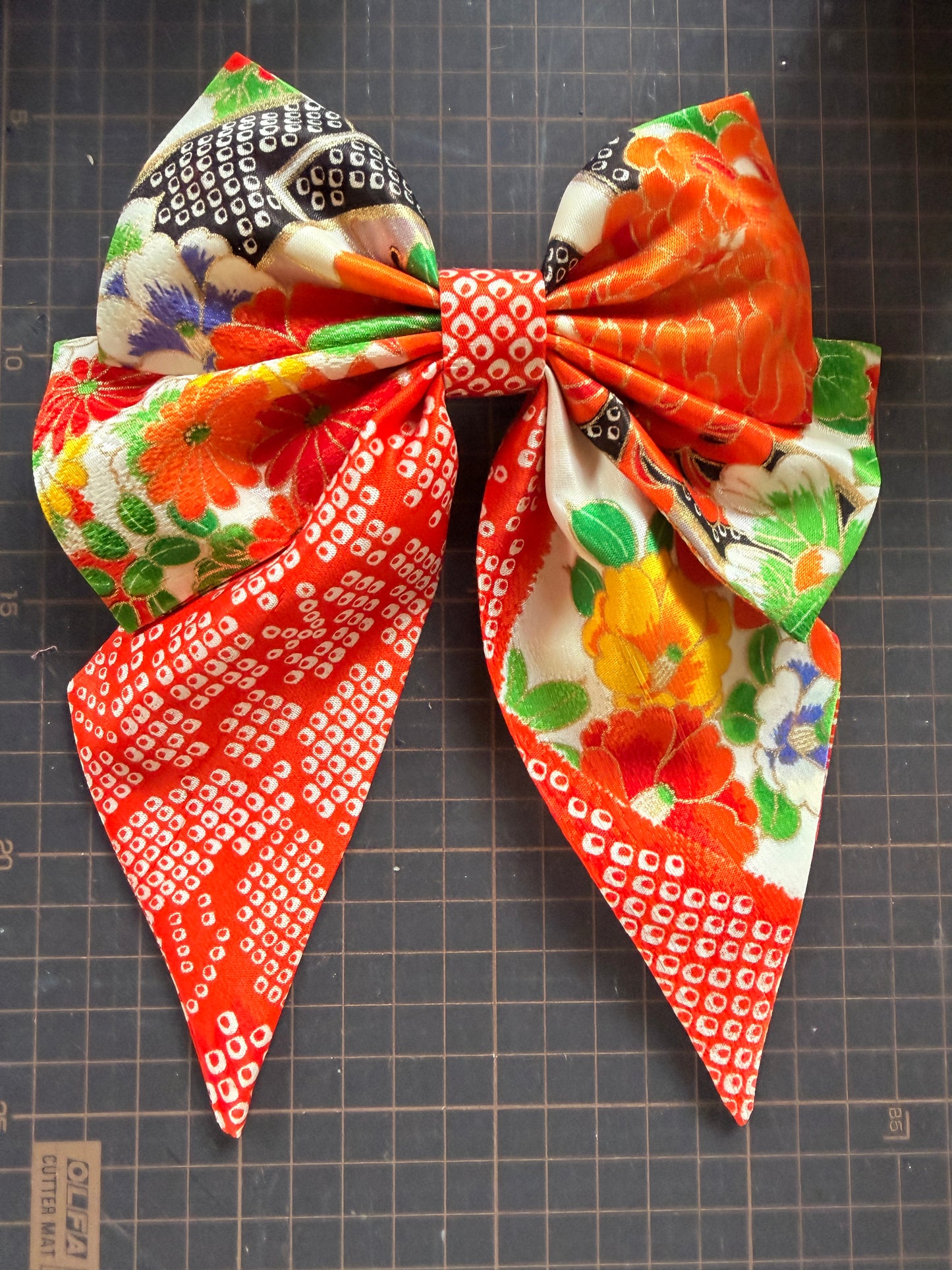 Barette pour les cheveux kimono japonais enfant