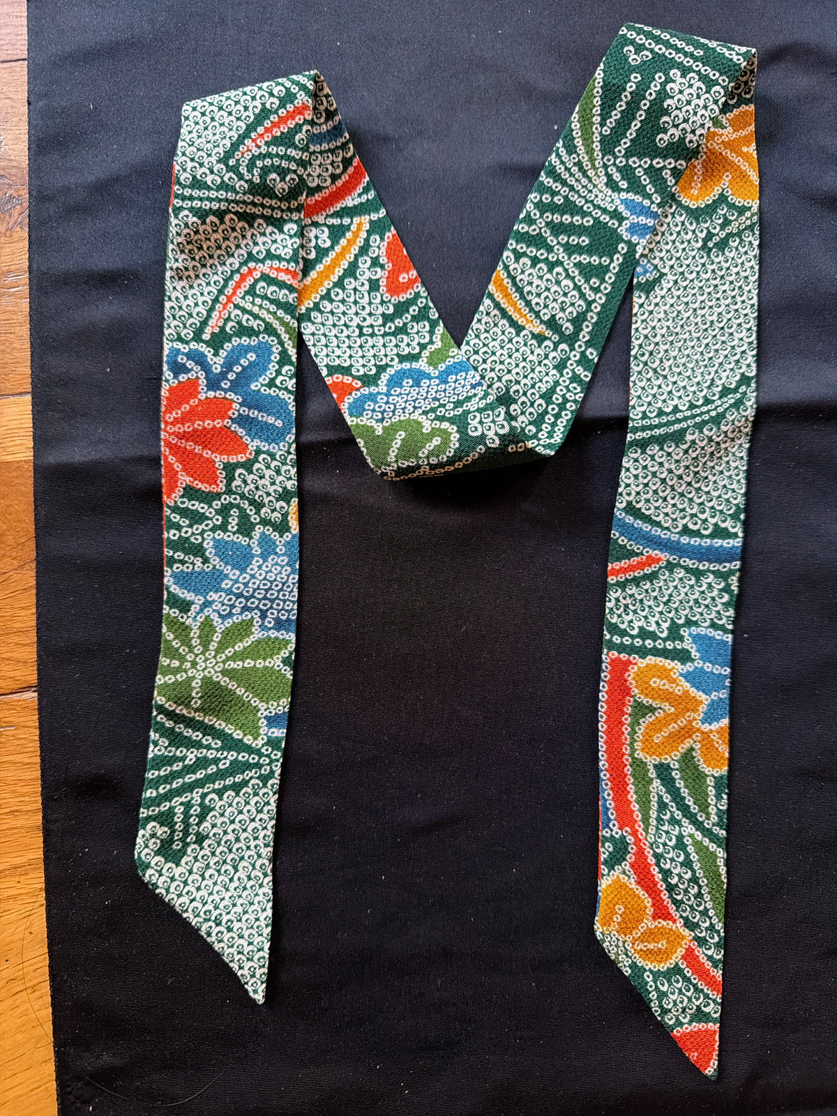 Foulard ruban kimono japonais en soie Neuf