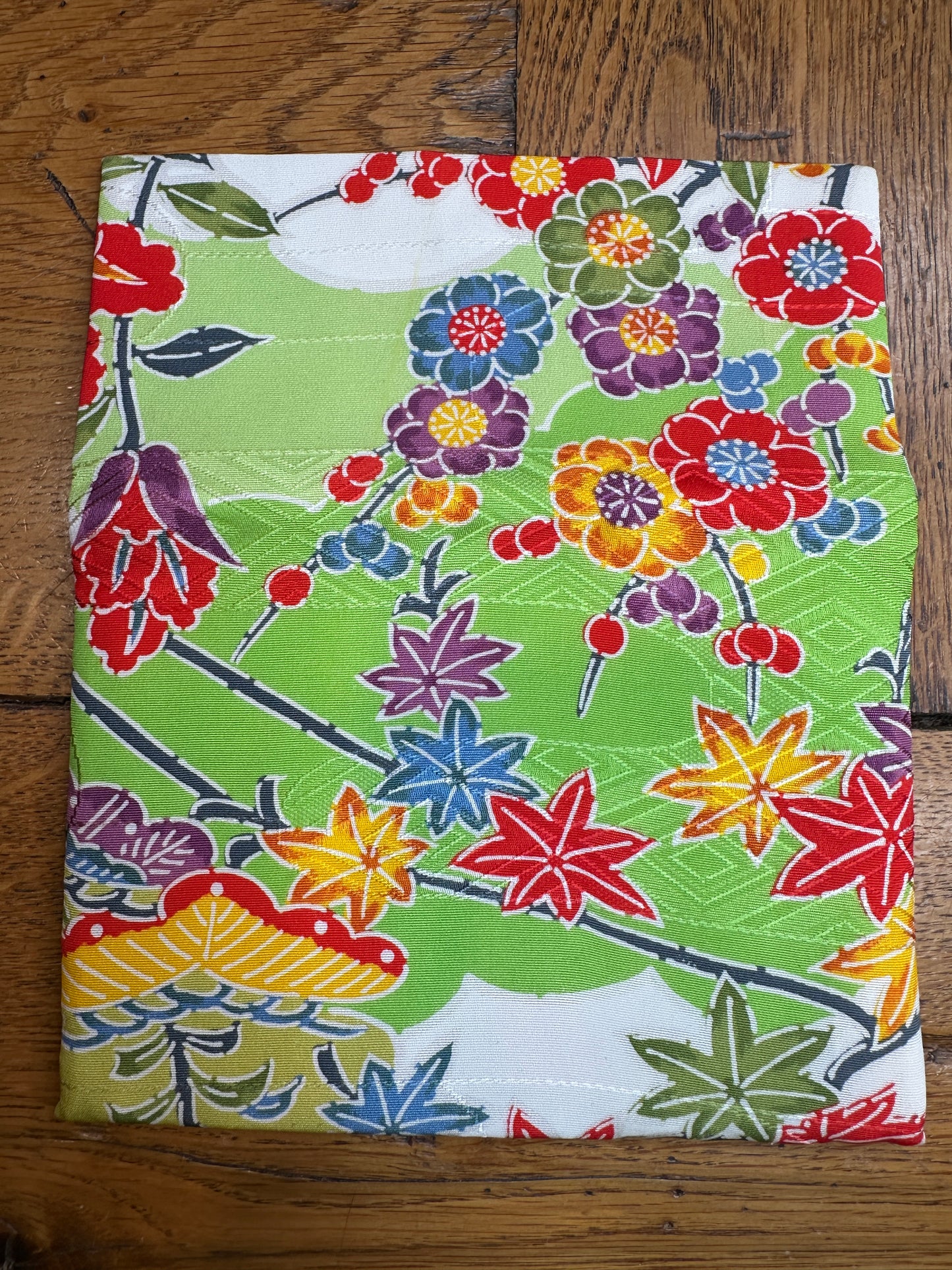 Pochette 2  compartiments kimono japonais en soie