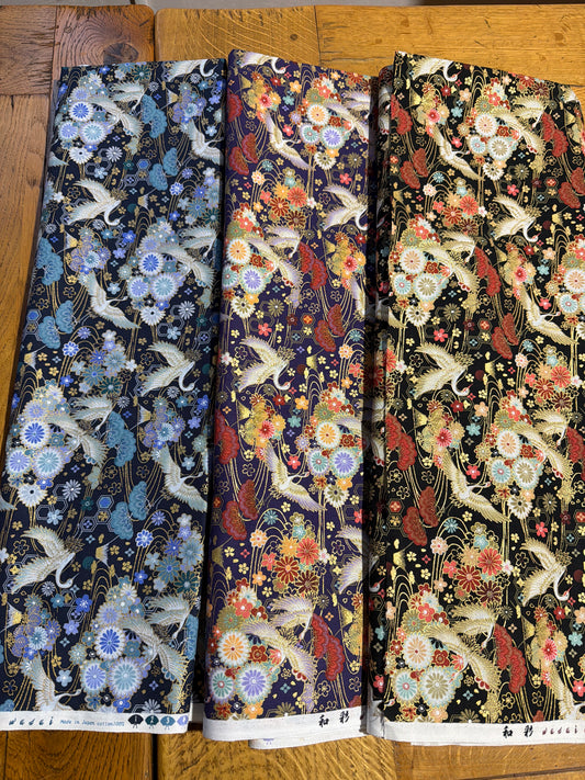 Tissu japonais 和彩　wasai made in Japan 3 couleurs disponibles