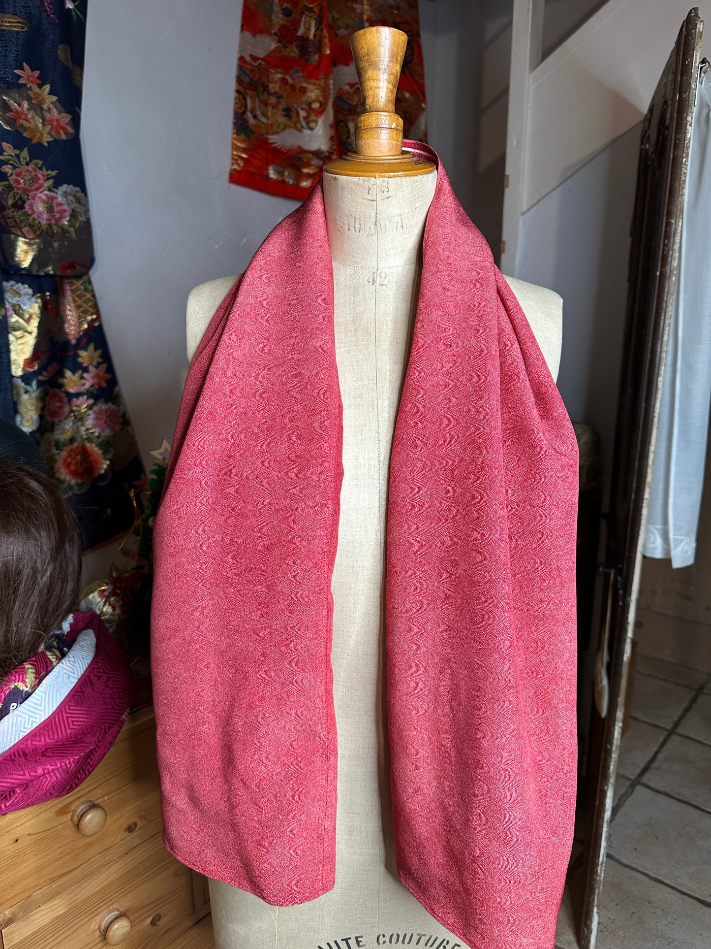 Top tunique kimono japonais en soie Neuf