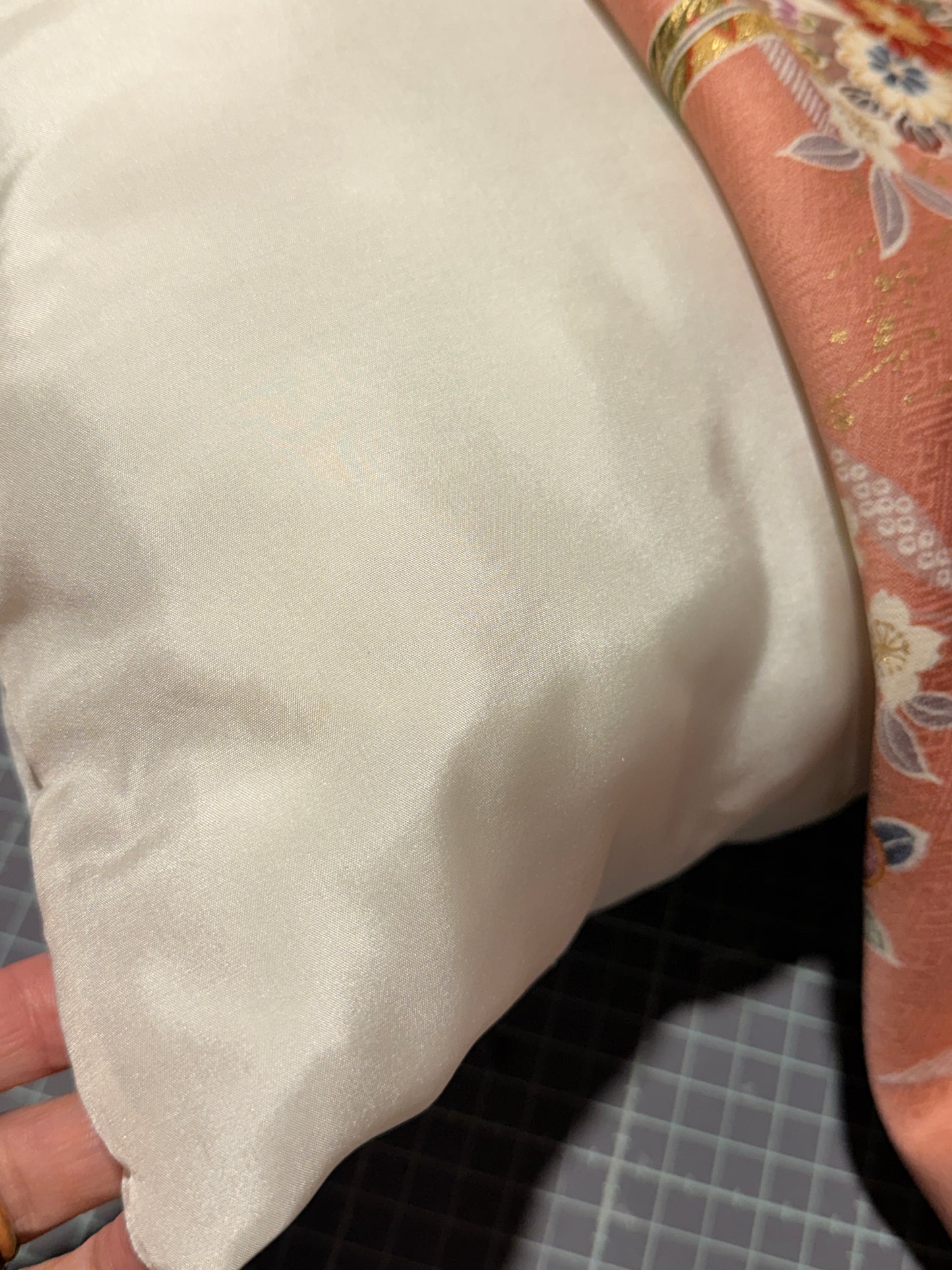 Coussin japonais kimono en soie Neuf 35cmx35cm