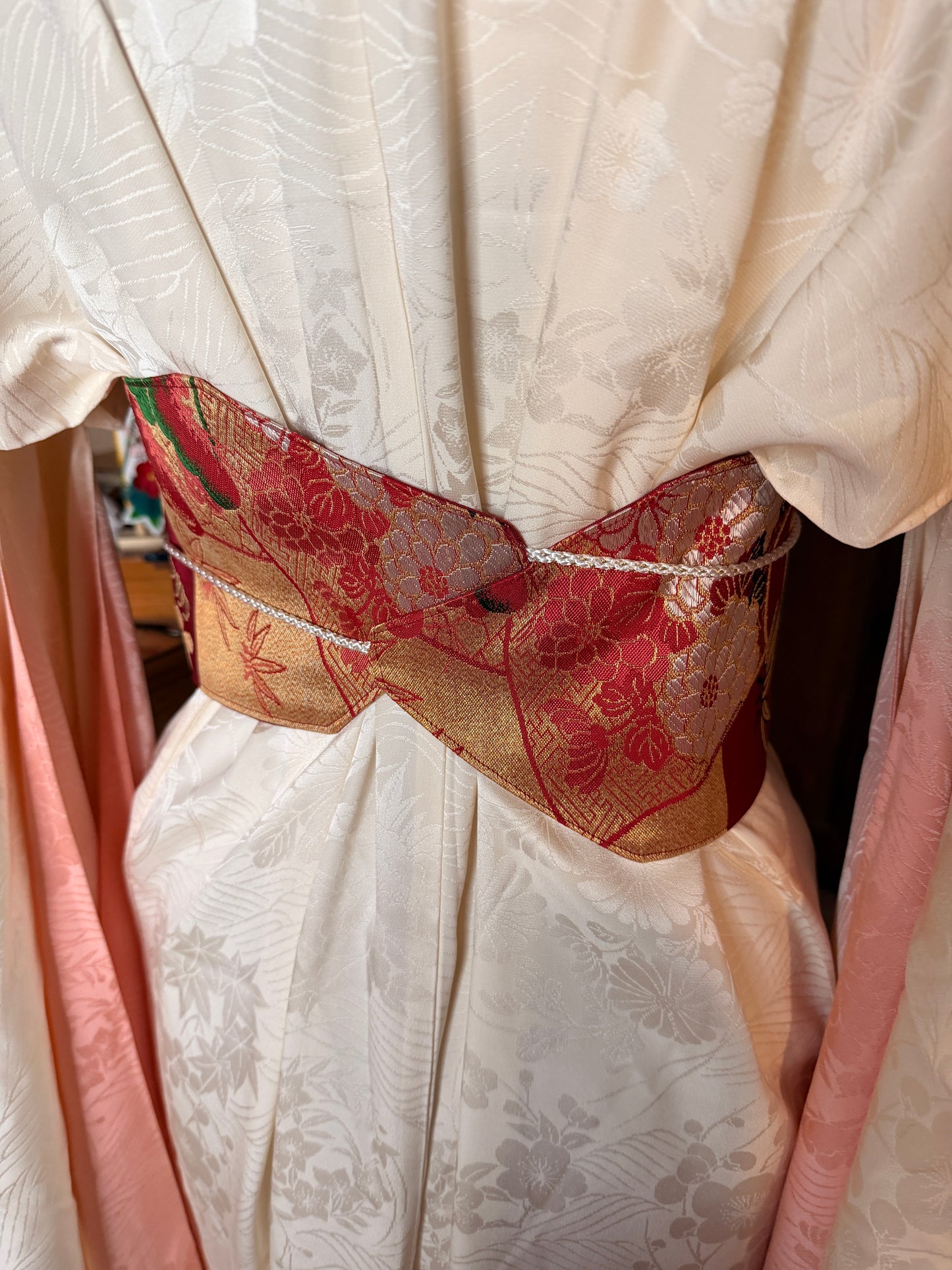 Obi ceinture de kimono japonais avec cordelette
