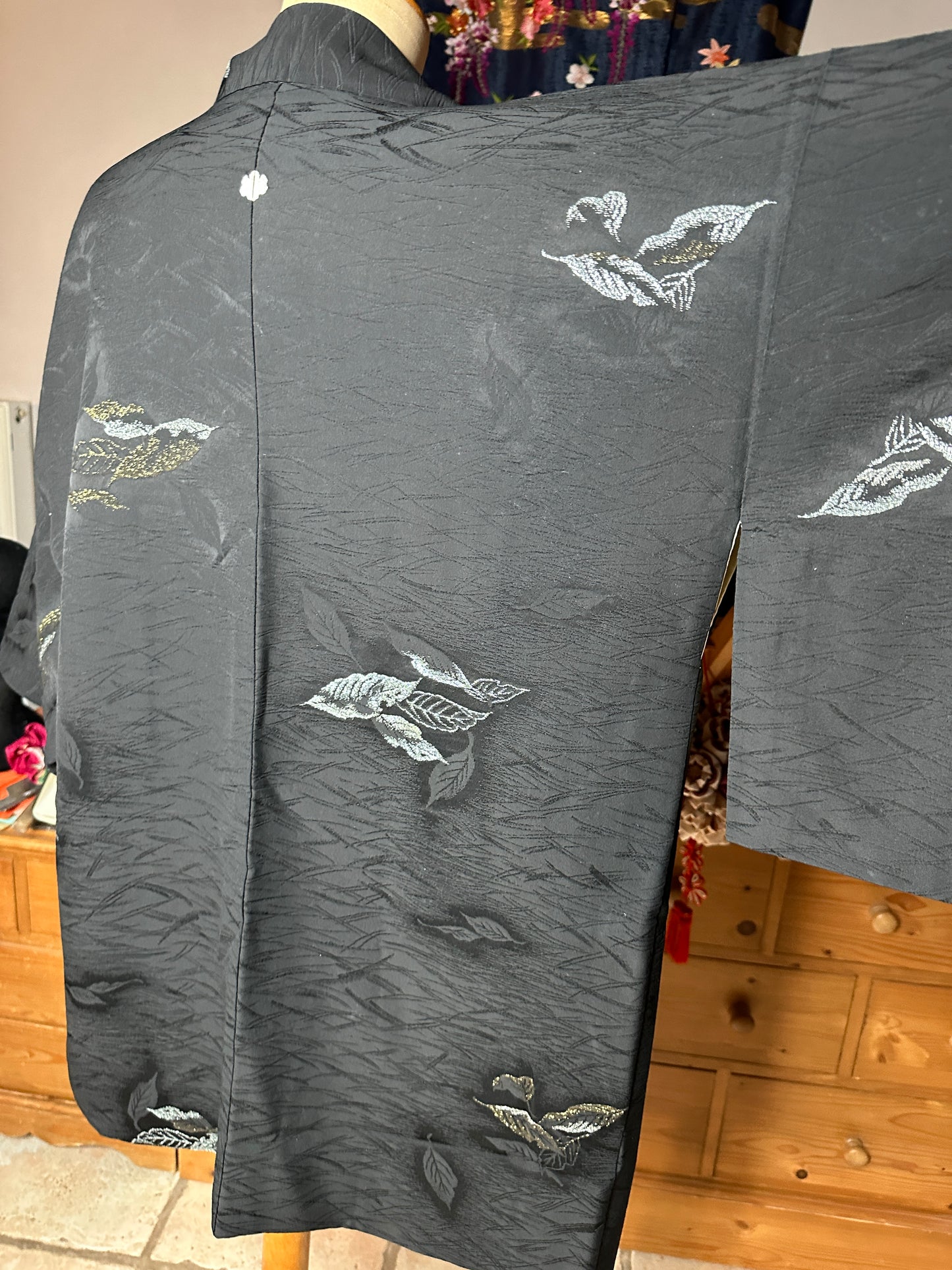 Haori veste de kimono japonais en soie Neuf