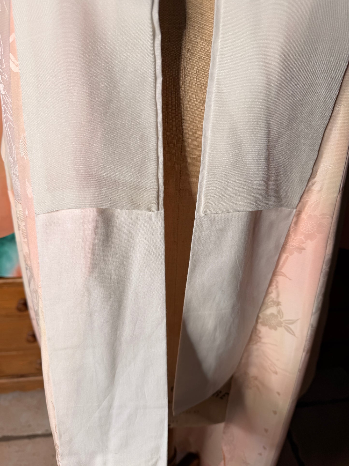 Jyuban sous vêtement de kimono furisode japonais en soie Neuf