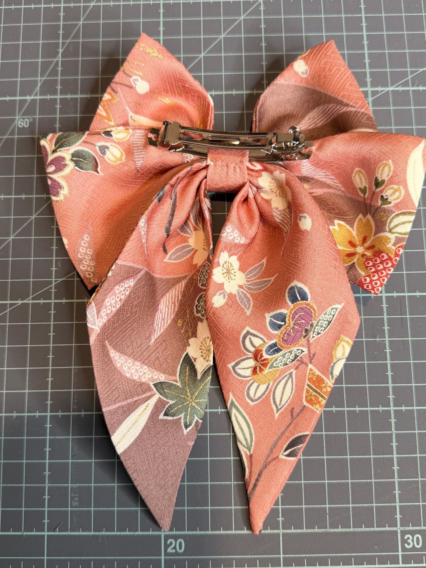 Barette japonaise kimono japonais en soie