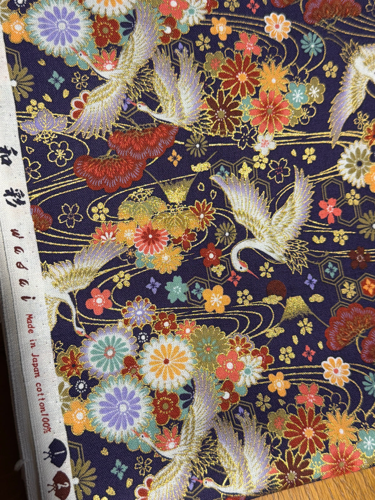 Tissu japonais 和彩　wasai made in Japan 3 couleurs disponibles