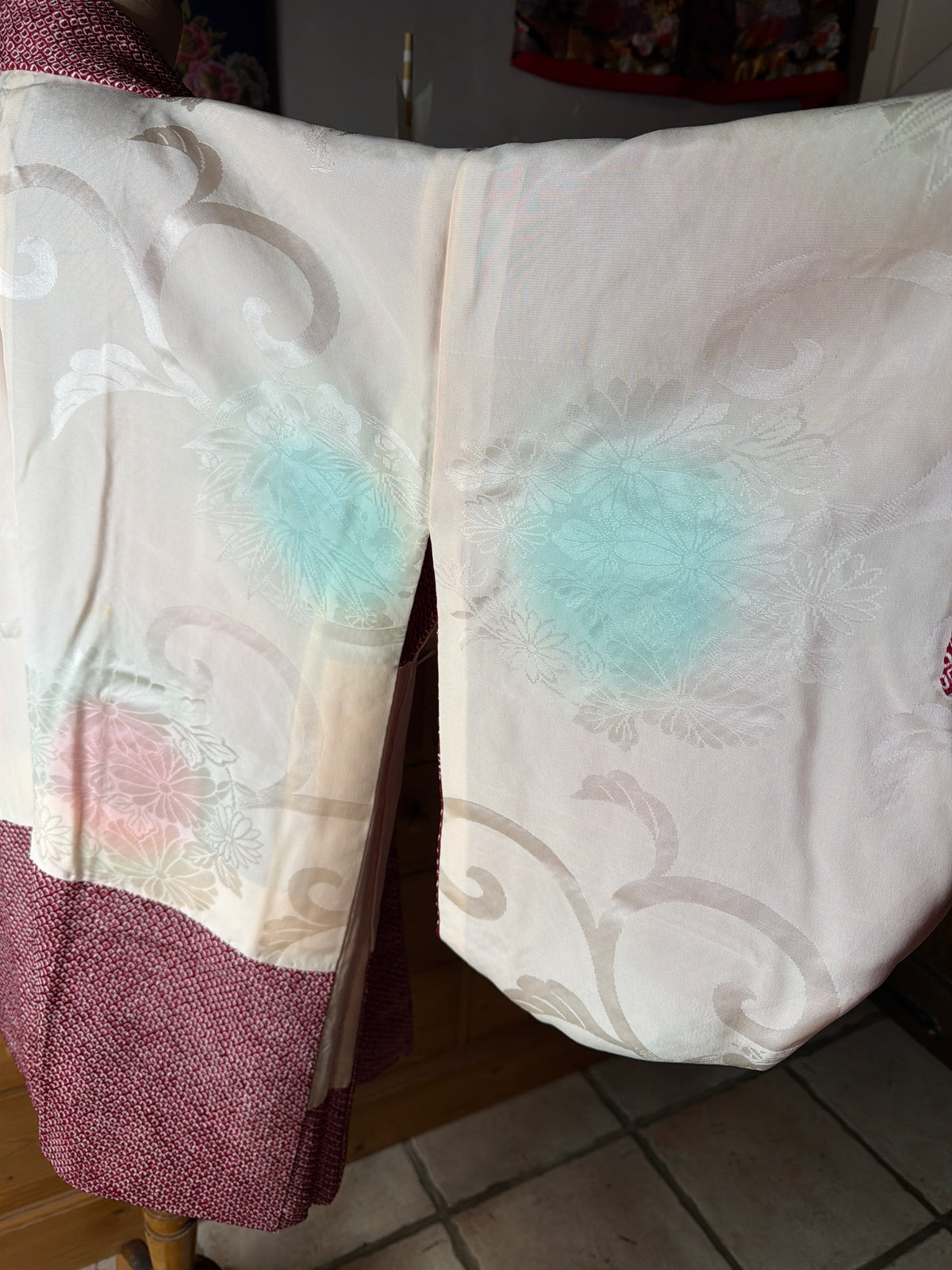 Haori veste de kimono japonais en soie Neuf