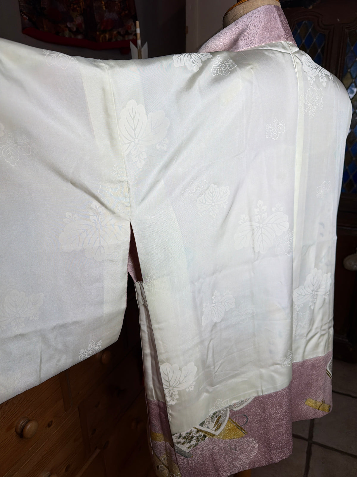 Haori veste de kimono japonais en soie