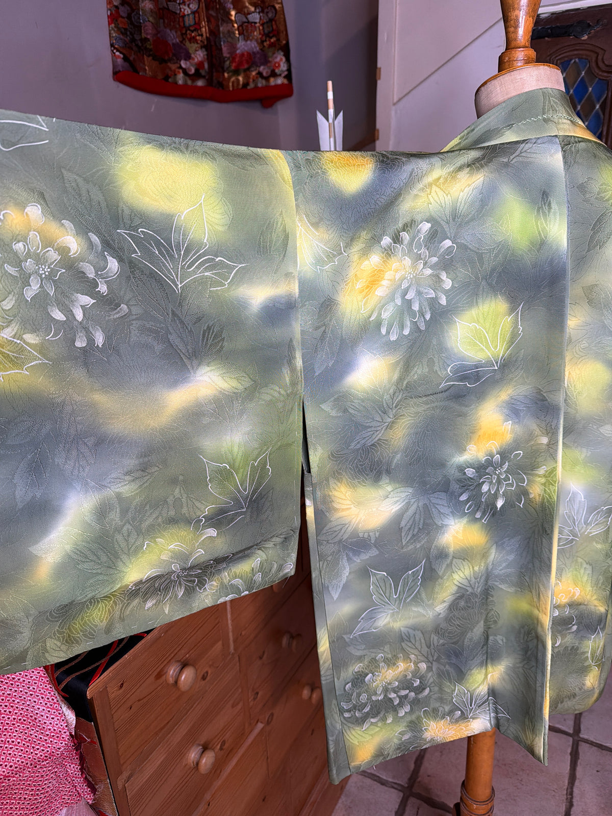Haori veste de kimono japonais en soie  Neuf