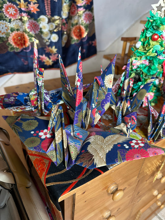 Grue oiseau en coton Japonais