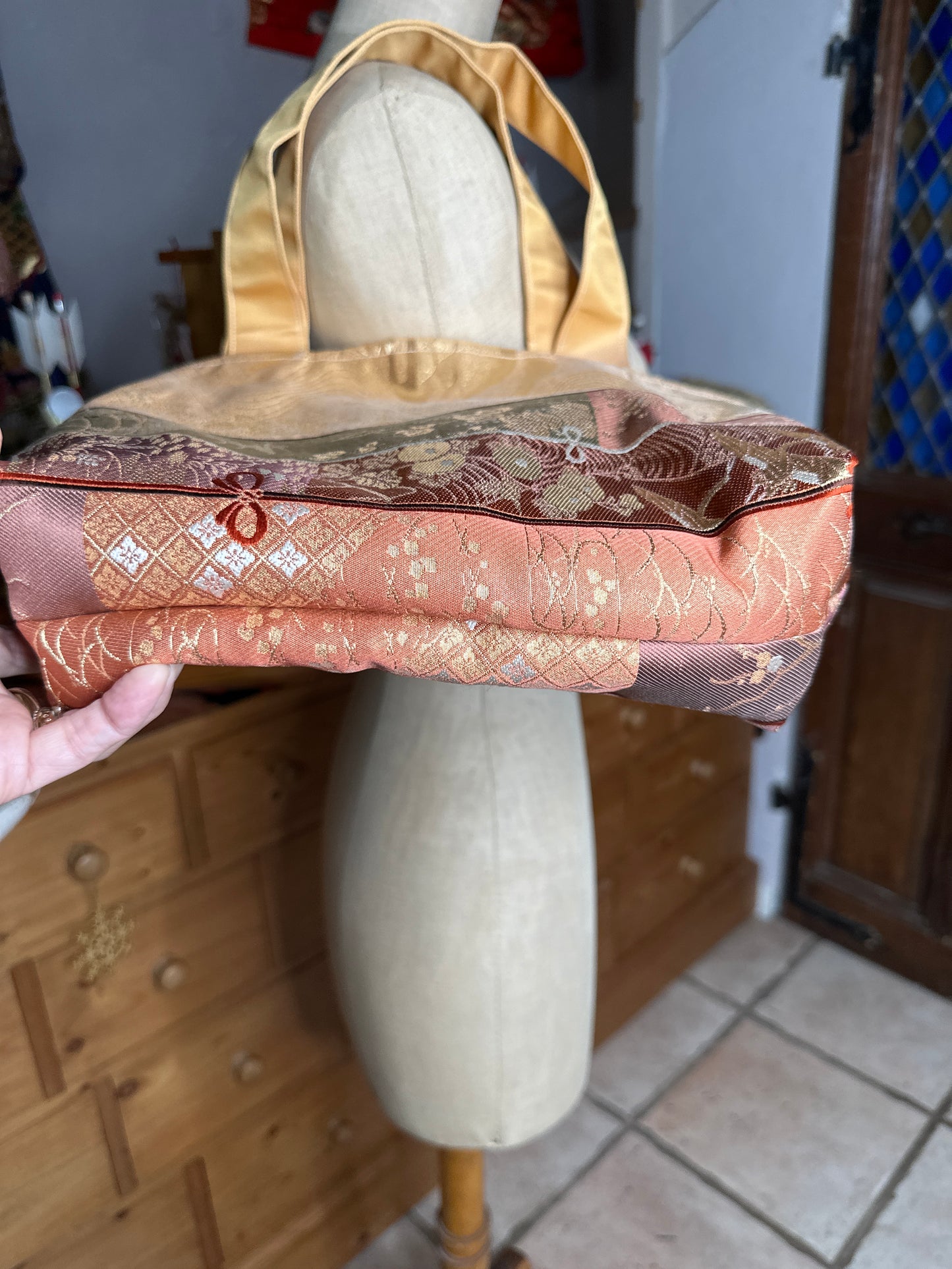 Sac Obi japonais en soie