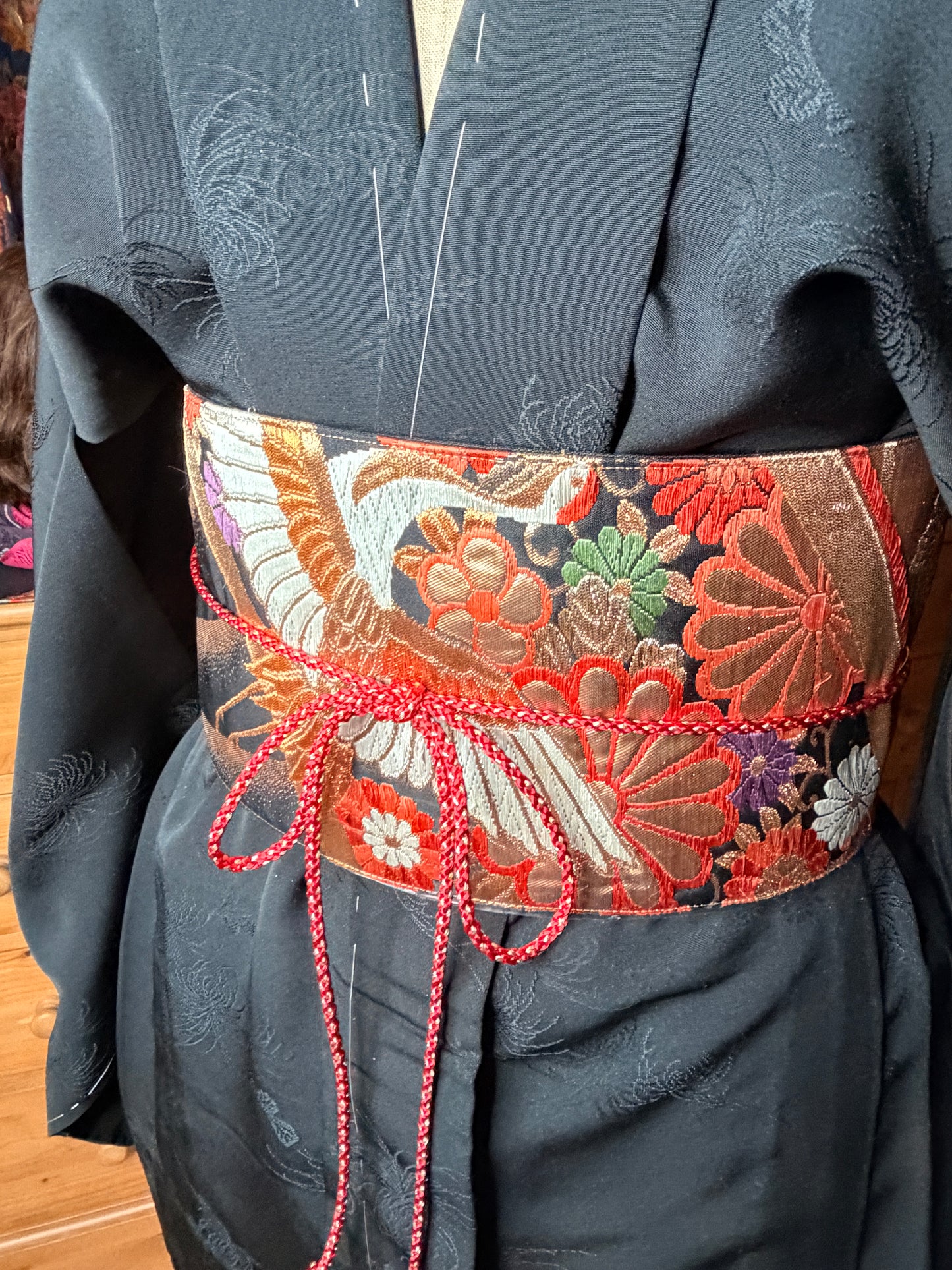 Ceinture Obi kimono japonais en soie