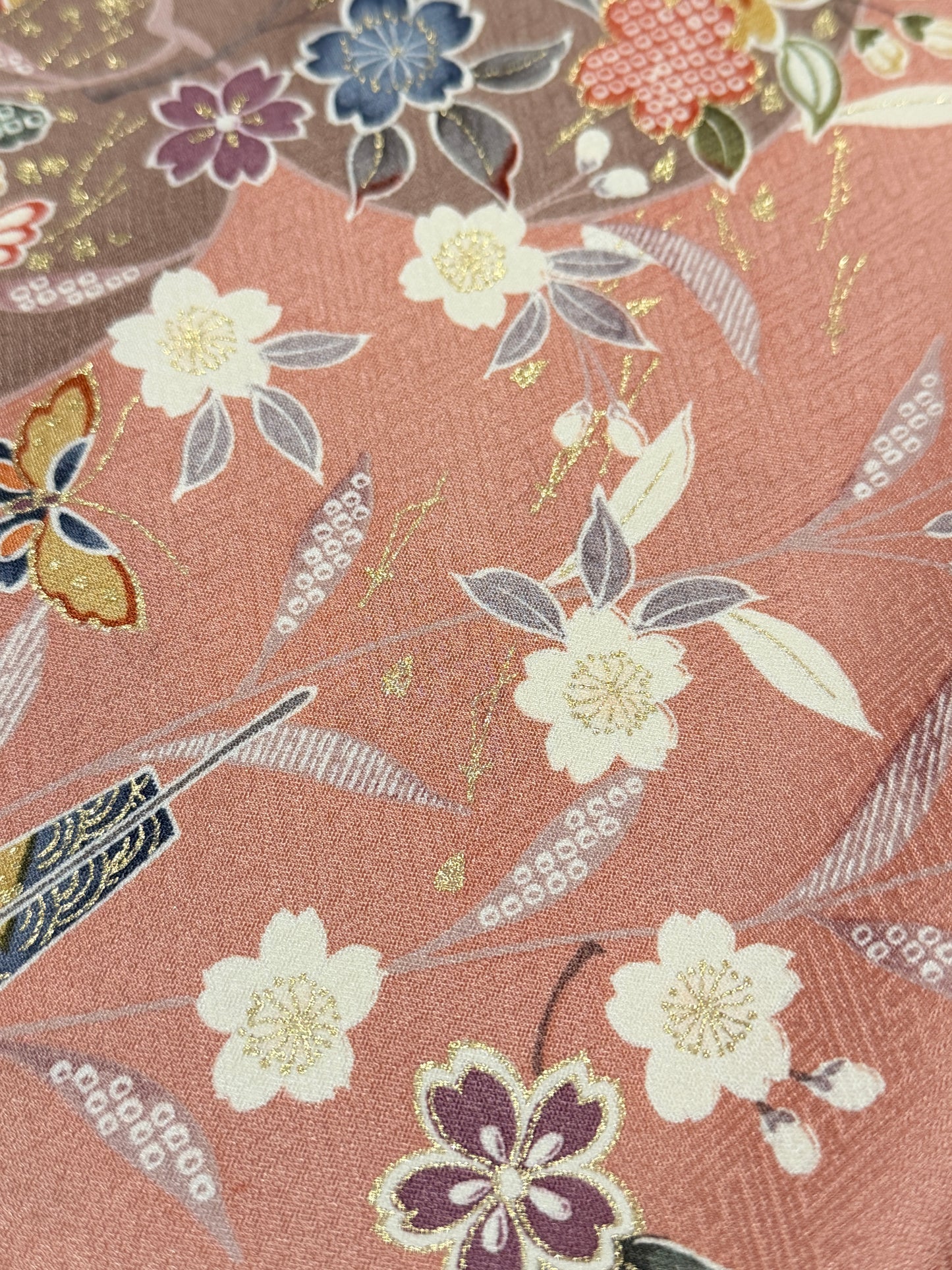 Coussin japonais kimono en soie Neuf 35cmx35cm