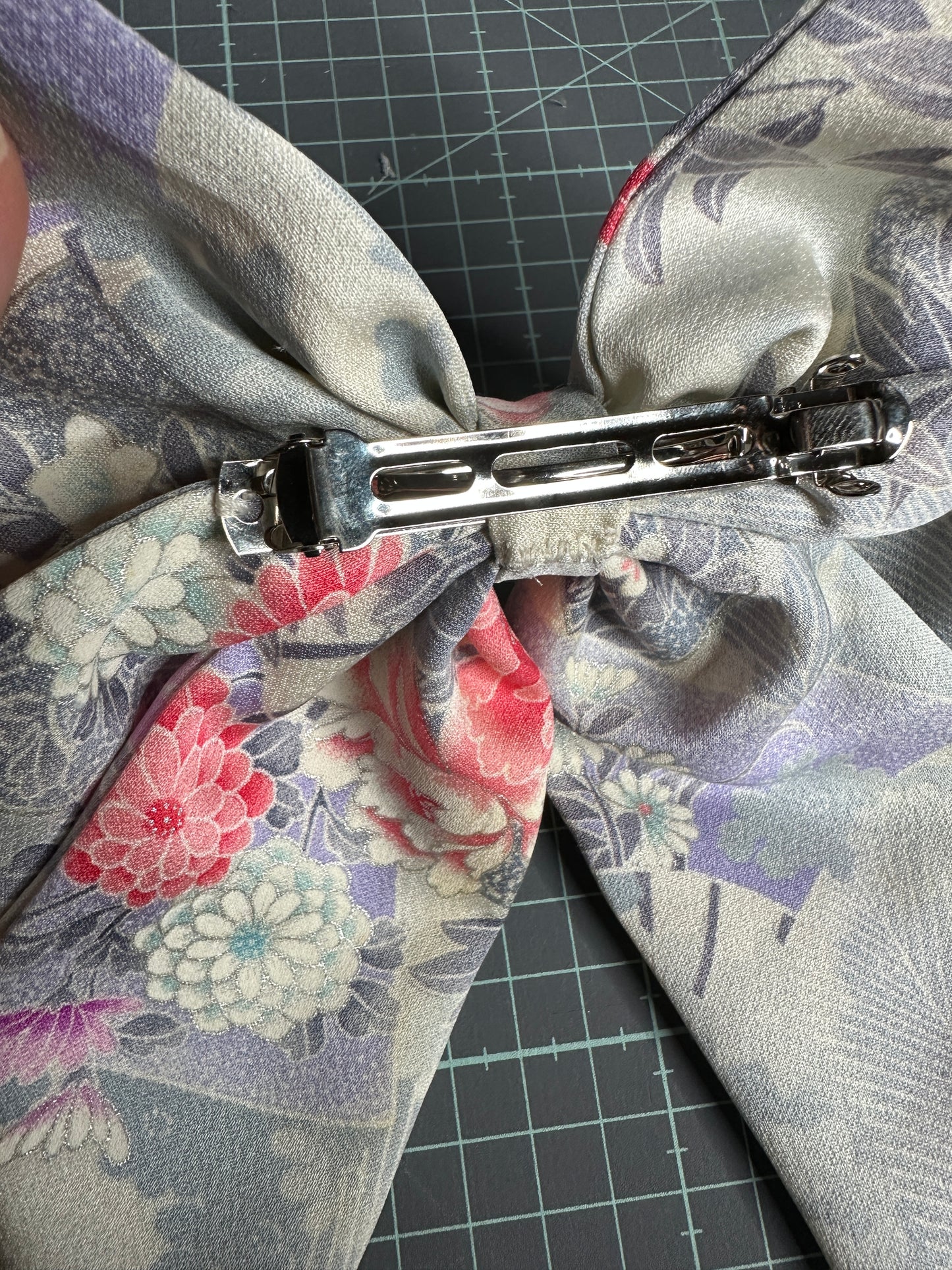 Barette pour les cheveux kimono japonais en soie