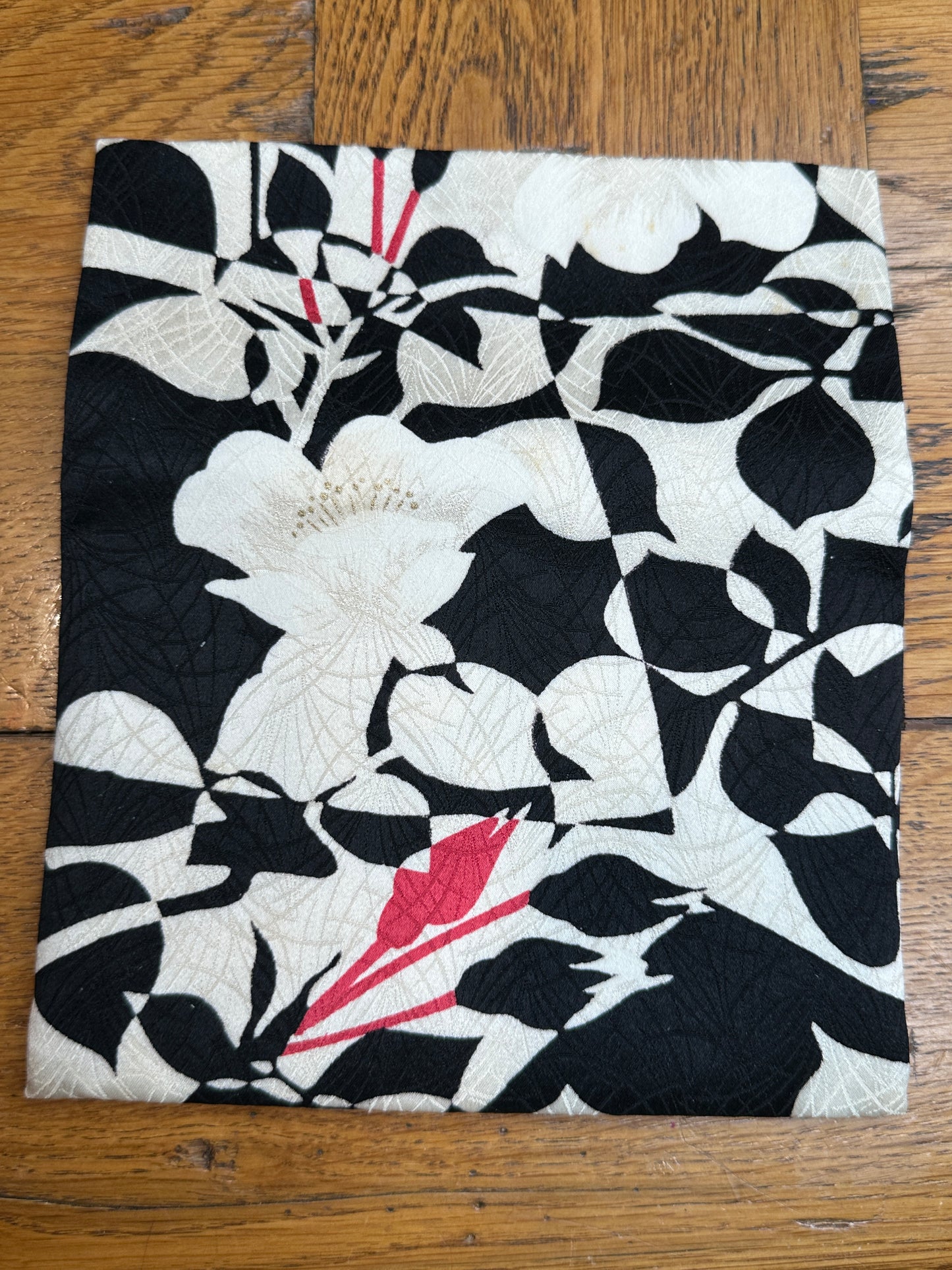 Pochette 2 compartiments kimono japonais en soie