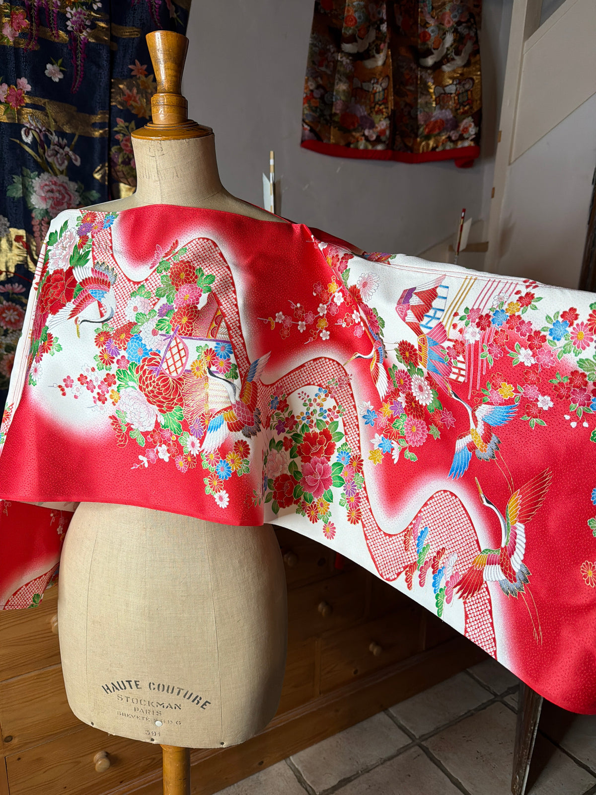 Top tunique 3 en 1 kimono japonais enfant en soie