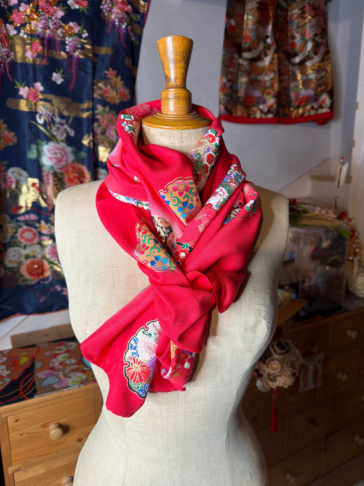 Top tunique 3 en 1 kimono enfant japonais en soie
