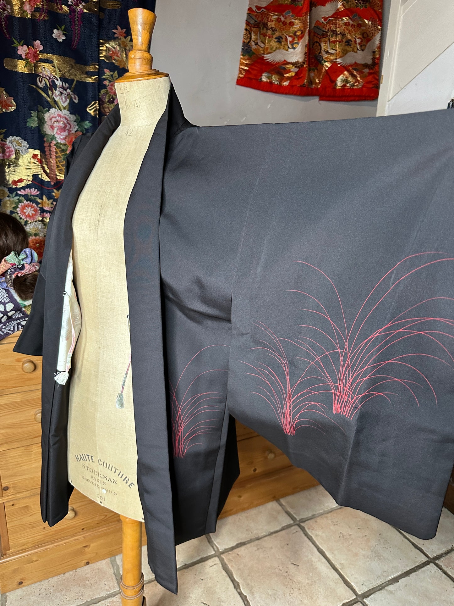 Haori femme veste kimono japonais grande taille Neuf