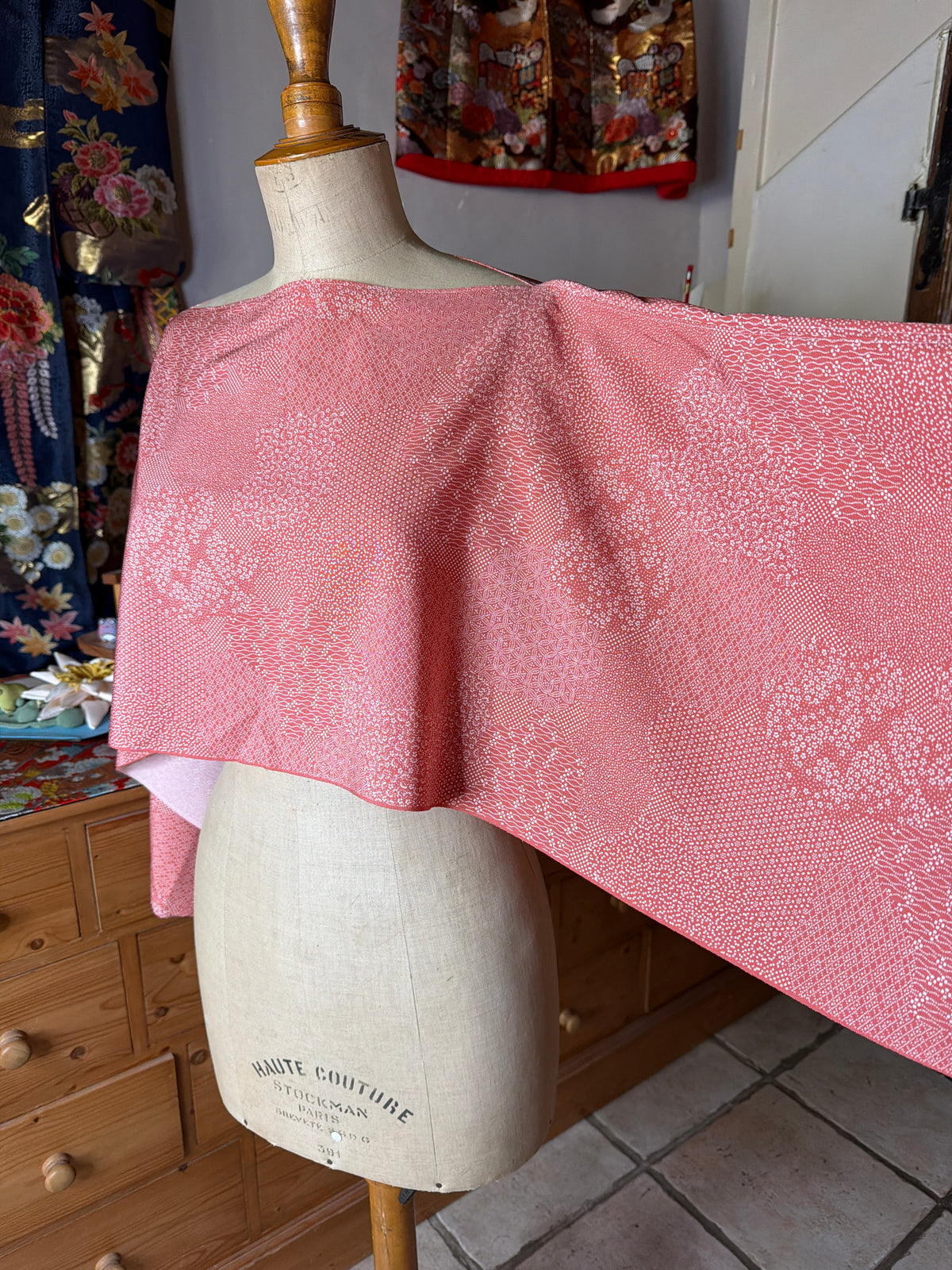 Top tunique 3 en 1 kimono japonais en soie