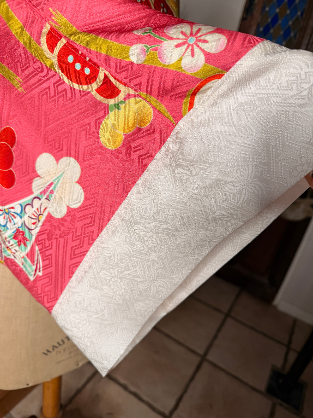 Top tunique 3 en 1 furisode kimono japonais
