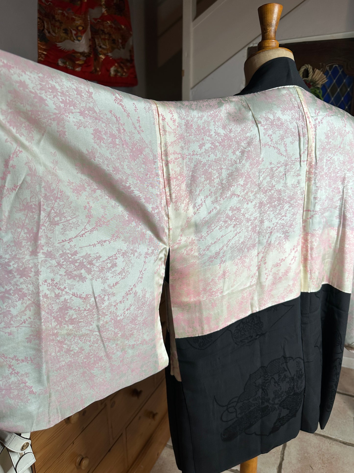 Haori veste de kimono japonais en soie Neuf