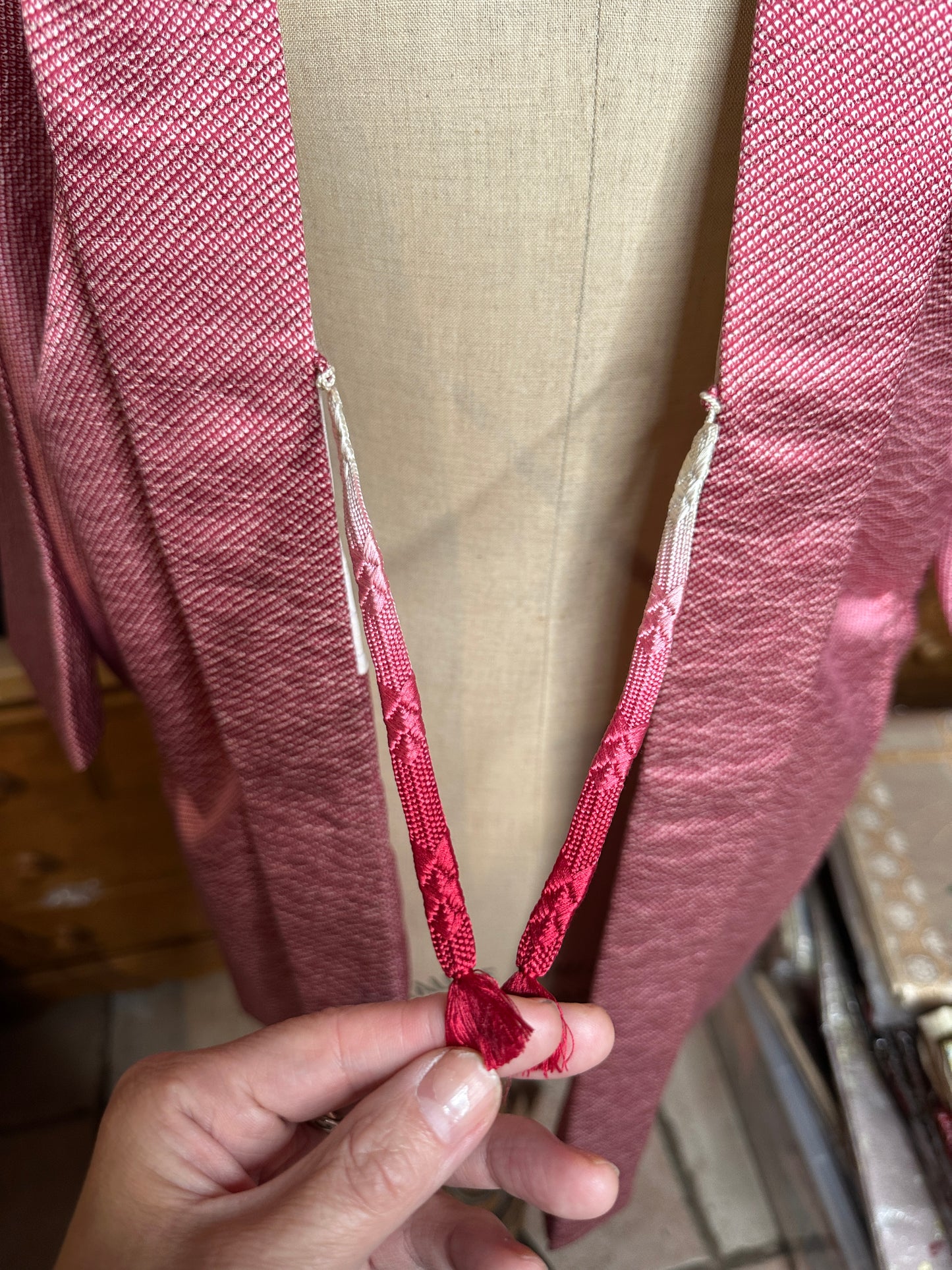 Haori veste de kimono japonais en soie antique Neuf