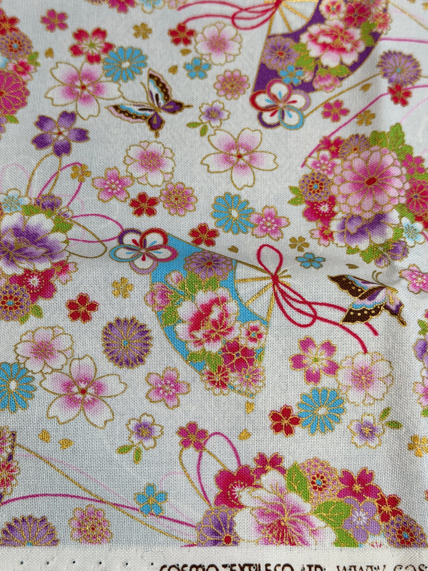 Coupon Tissu japonais en coton