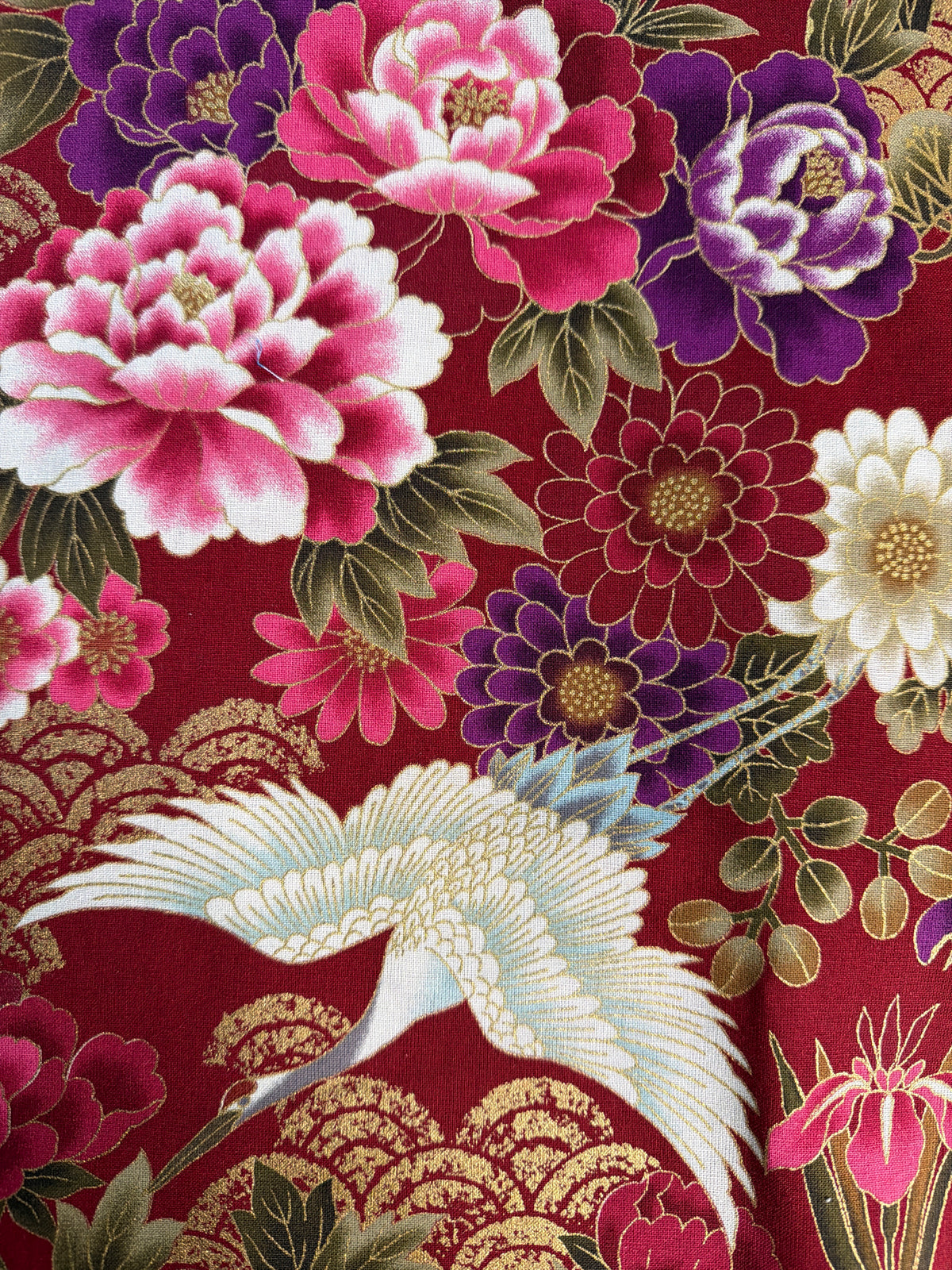 Japanese cotton fabric scrap