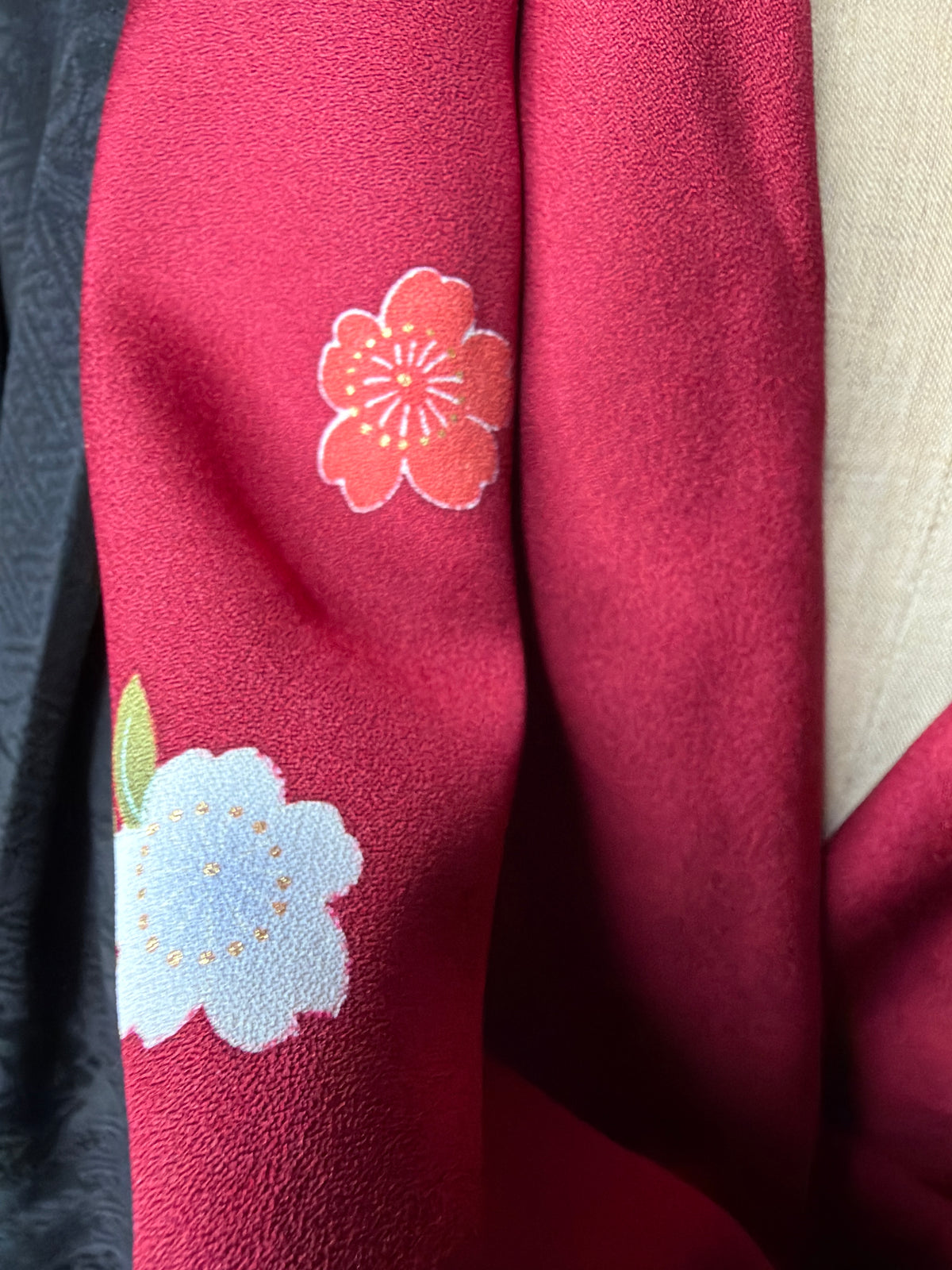 Tour de cou Snood furisode kimono japonais en oie Neuf