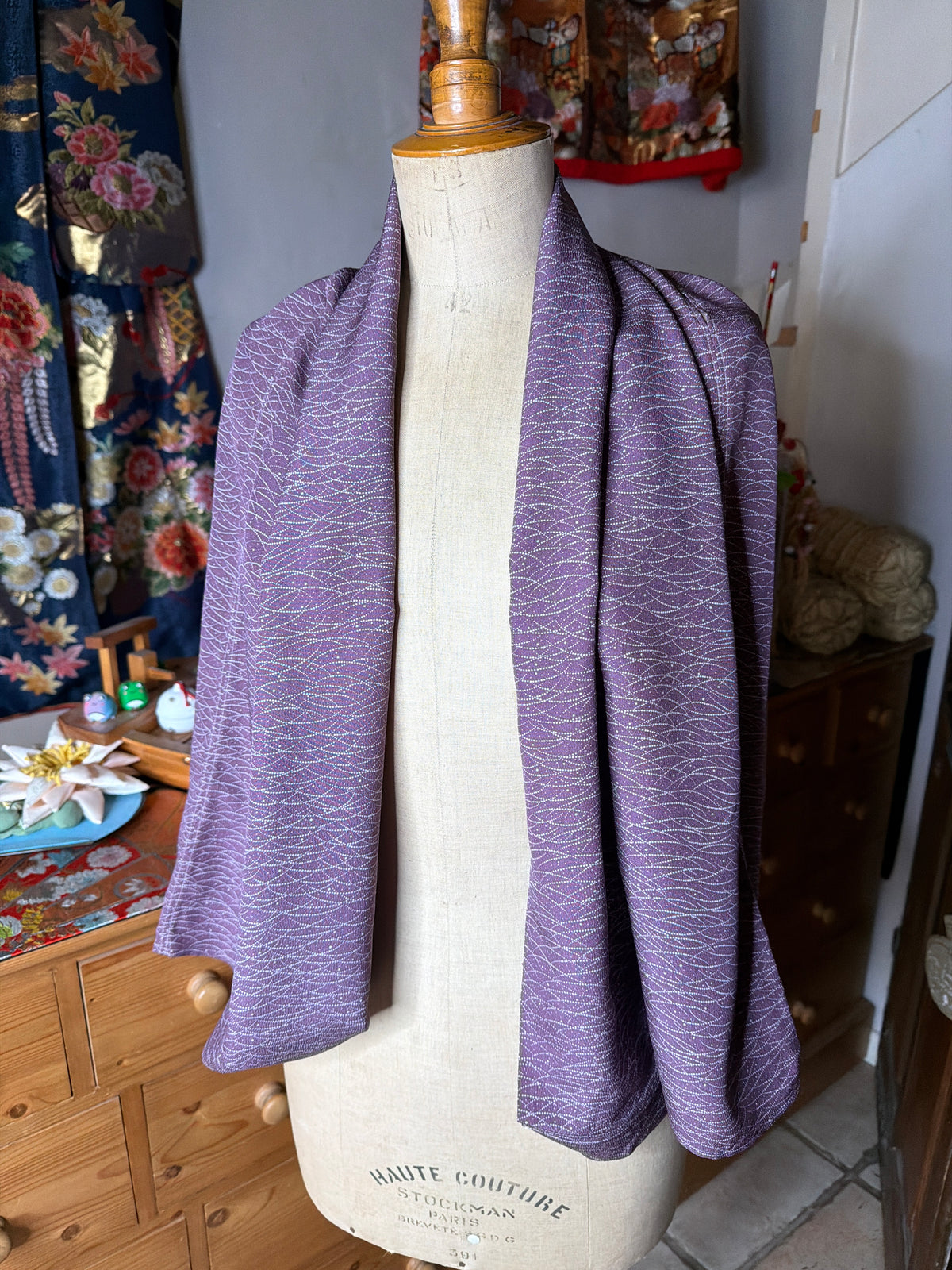 Top tunique 3 en 1 kimono japonais en soie