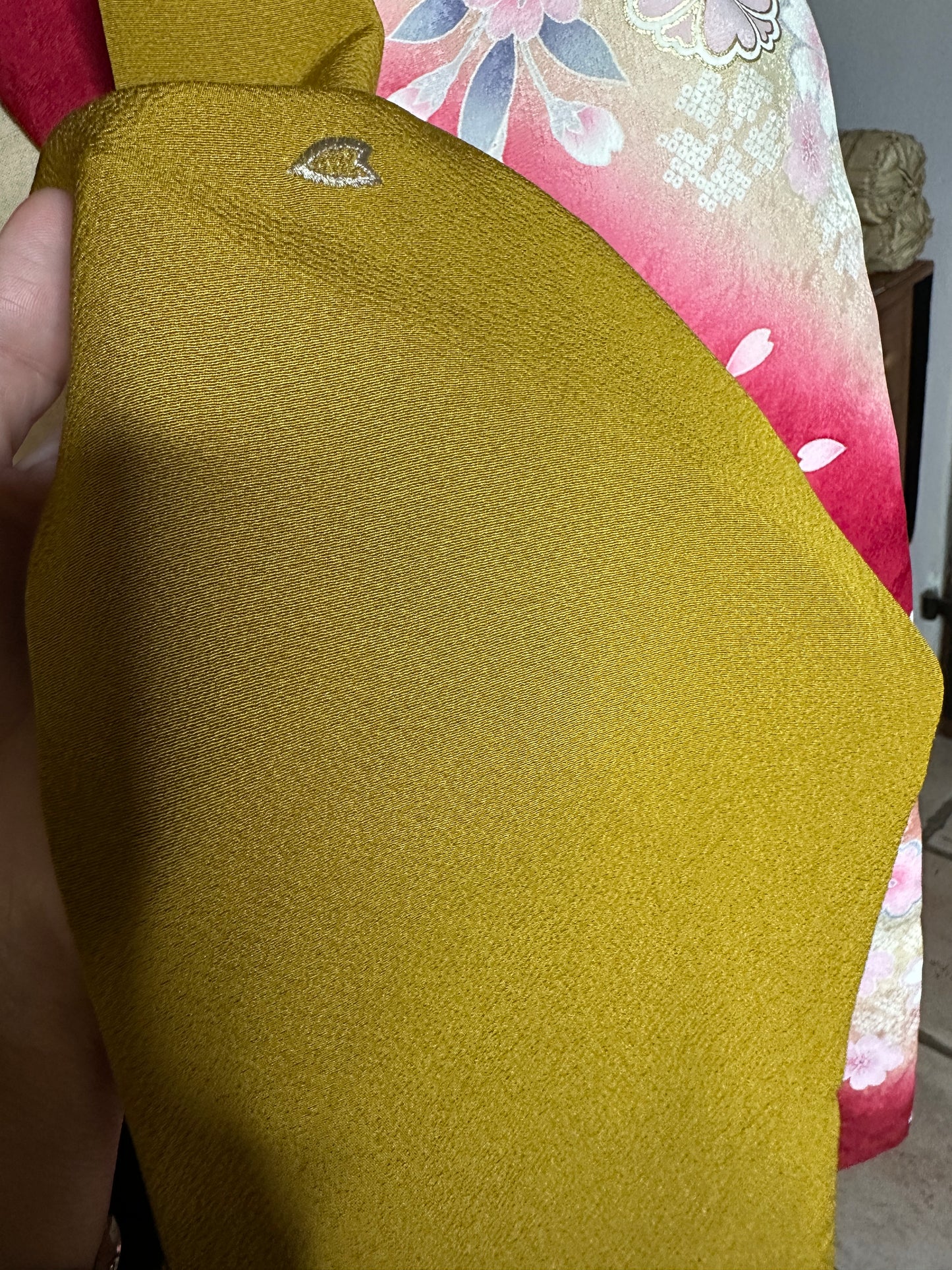 Foulard réversible kimono japonais en soie Neuf