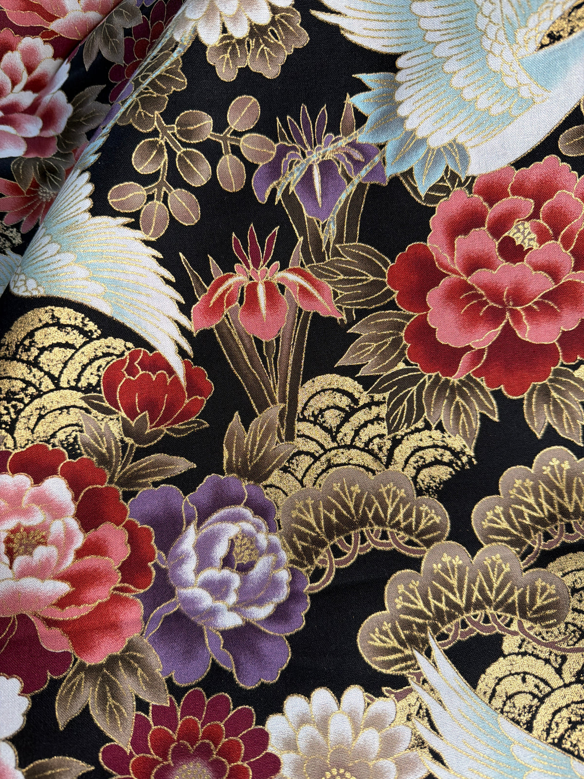 Japanese cotton fabric scrap