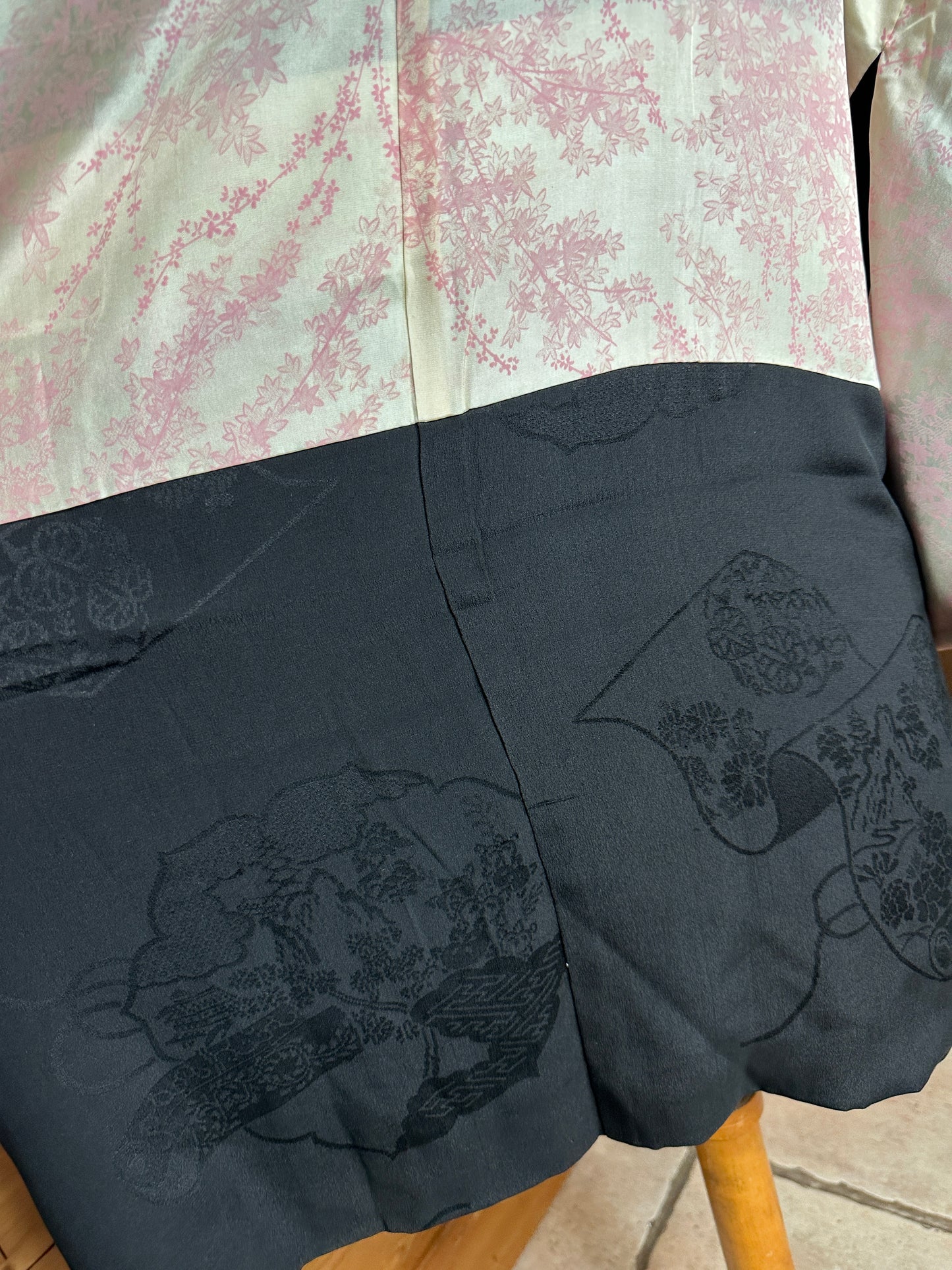 Haori veste de kimono japonais en soie Neuf