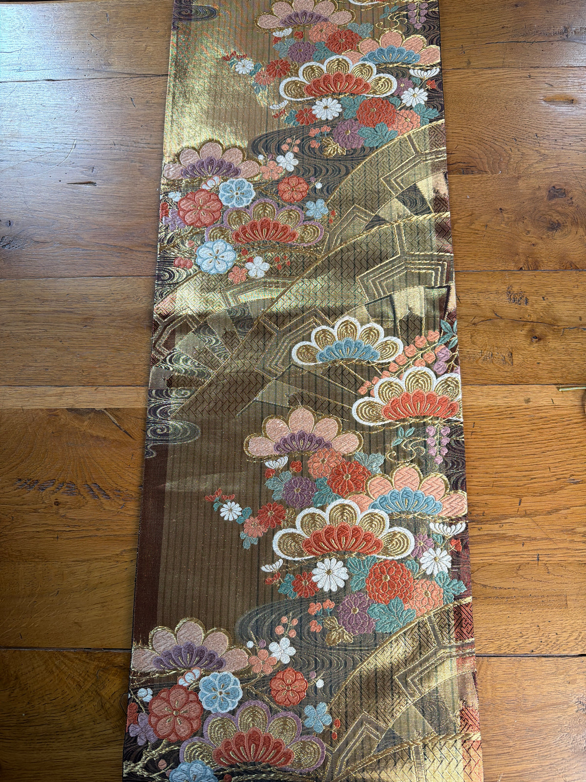 Chemin de table Obi kimono japonais